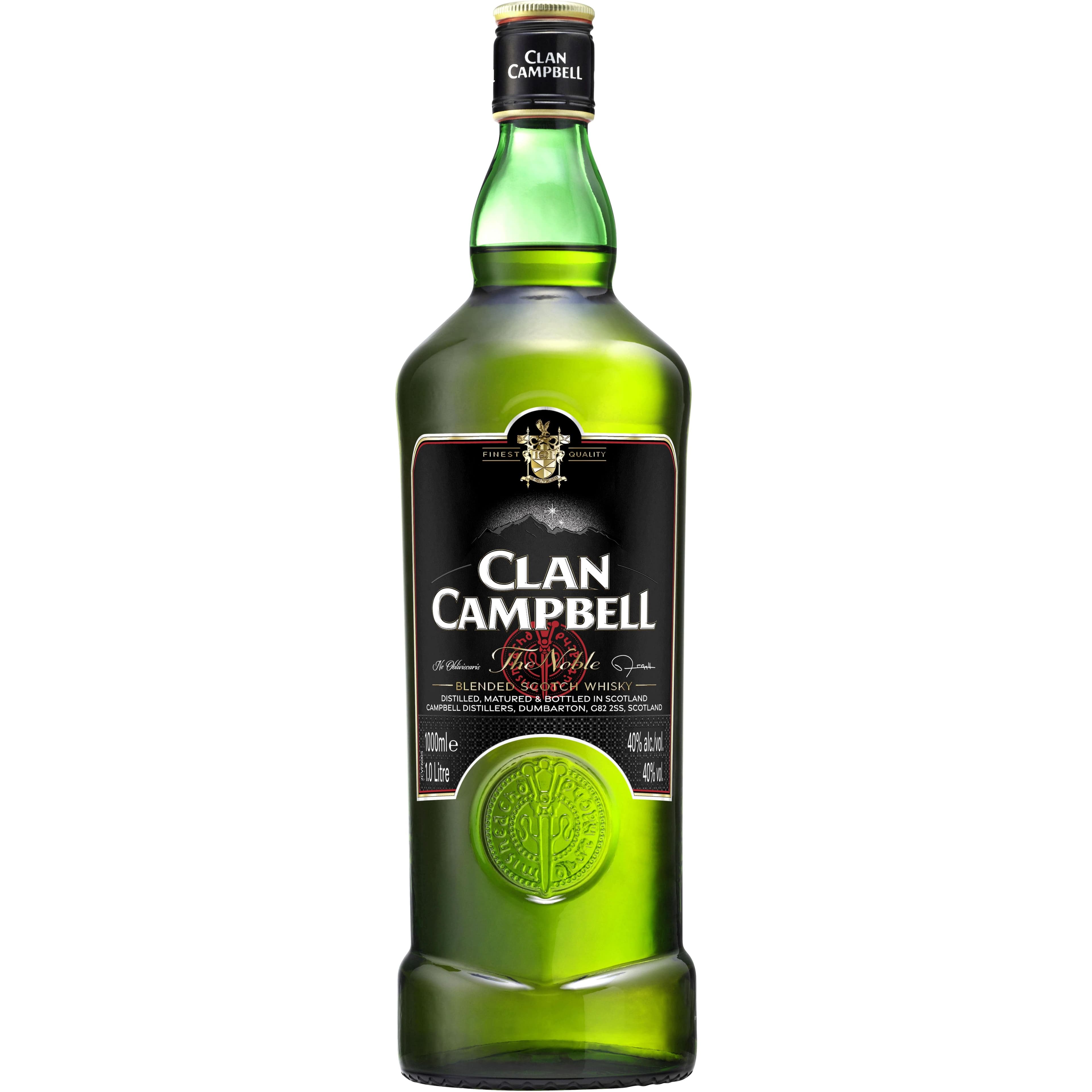 Віскі Clan Campbell Blended Scotch Whisky 40% 1 л
