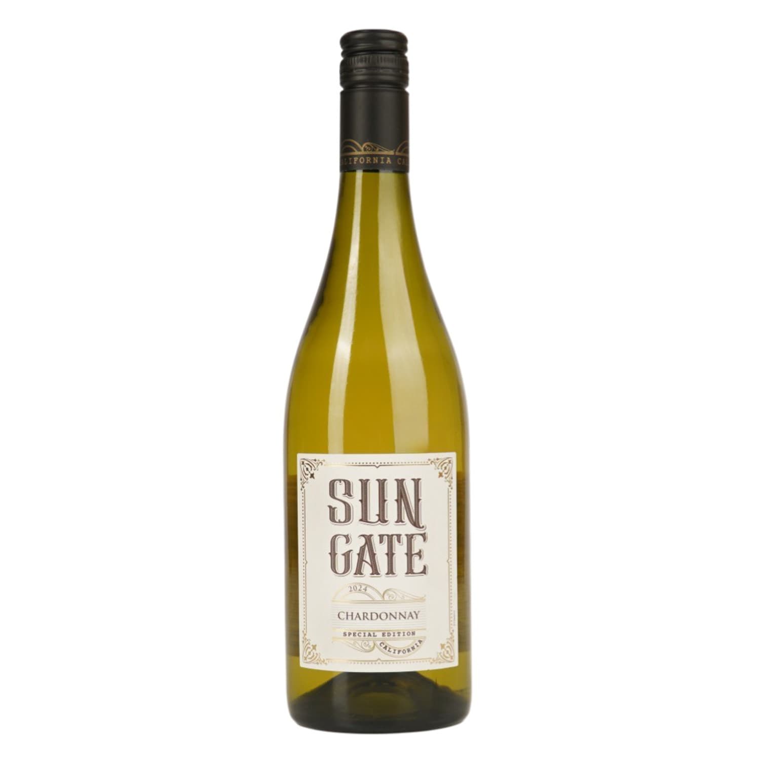 Вино Sun Gate Chardonnay, біле, сухе, 12,5%, 0,75 л (37560)