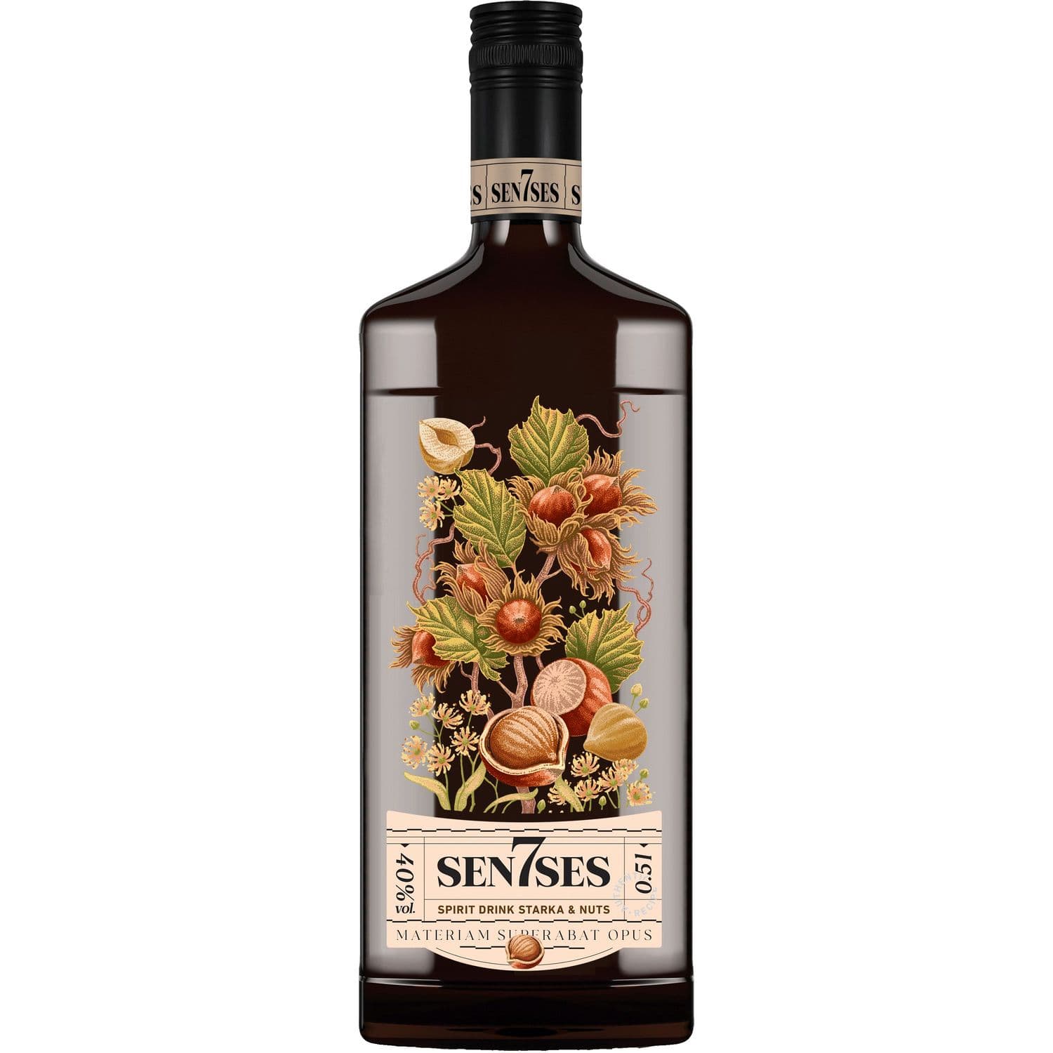 Спиртний напій SEN7SES Starka & Nuts 40% 0.5 л (4770053241519)