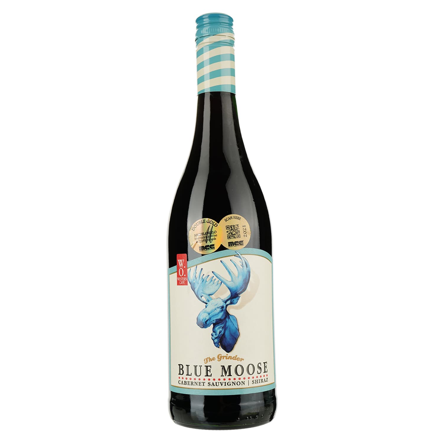 Вино The Grinder Blue Moose, червоне, сухе, 0,75 л