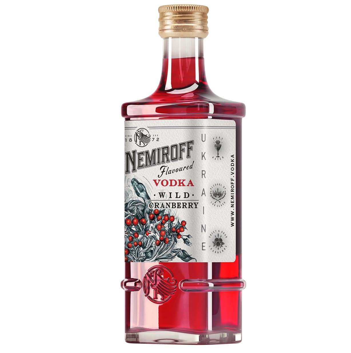Настоянка Nemiroff Wild Cranberry 40% 0.1 л