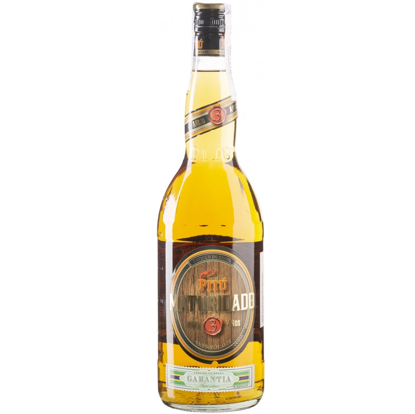 Кашаса Pitu Maturidado, 43,5%, 0,7 л