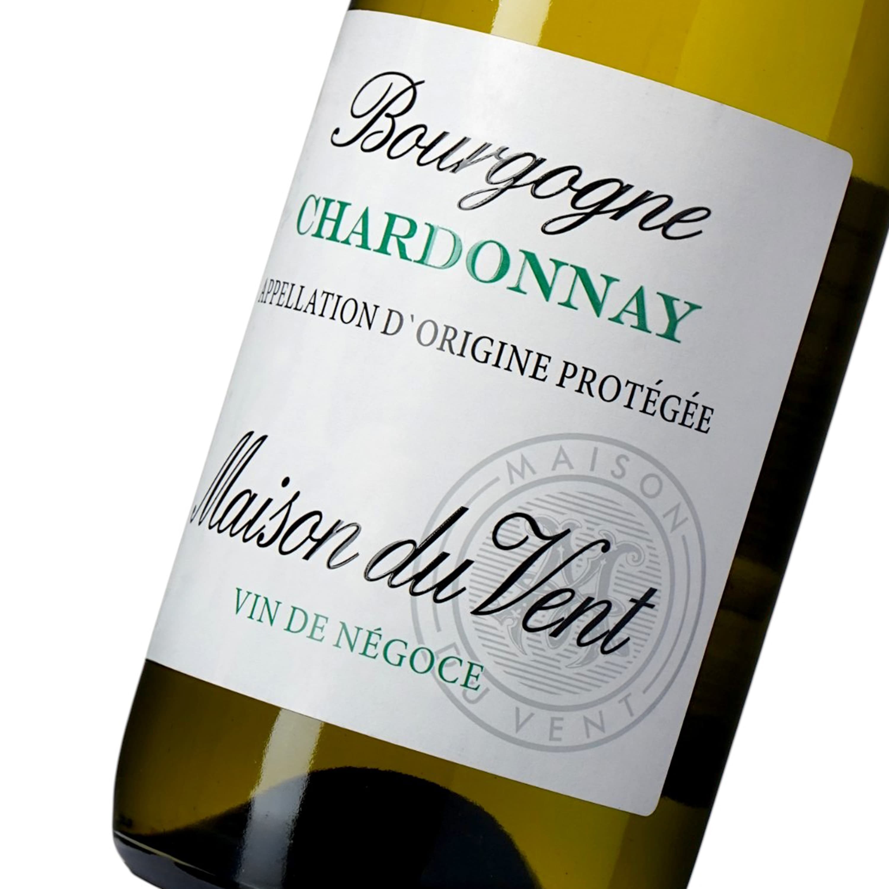 Вино Maison du Vent Bourgogne Chardonnay AOC біле сухе 0.75 л