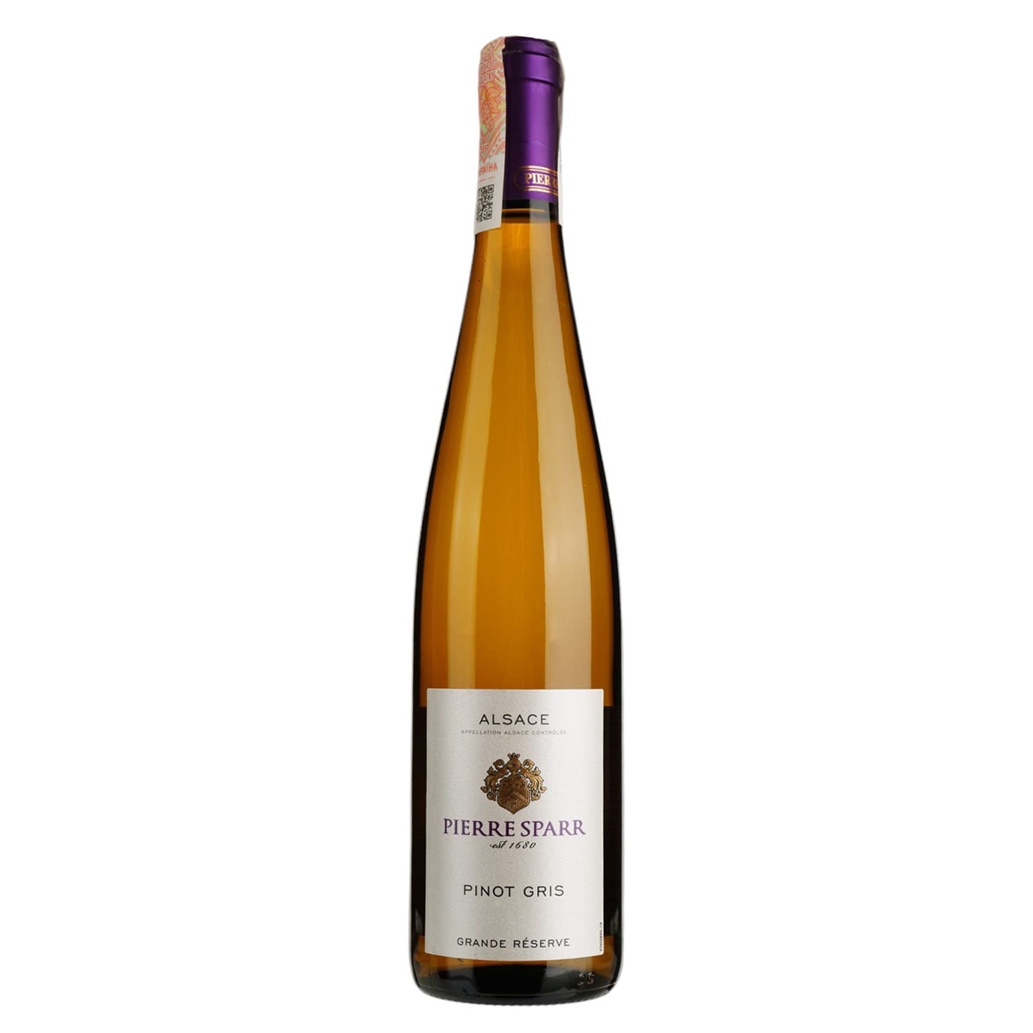 Вино Pierre Sparr Pinot Gris Grande Reserve Alsace AOC, біле, сухе, 11-14,5%, 0,75 л