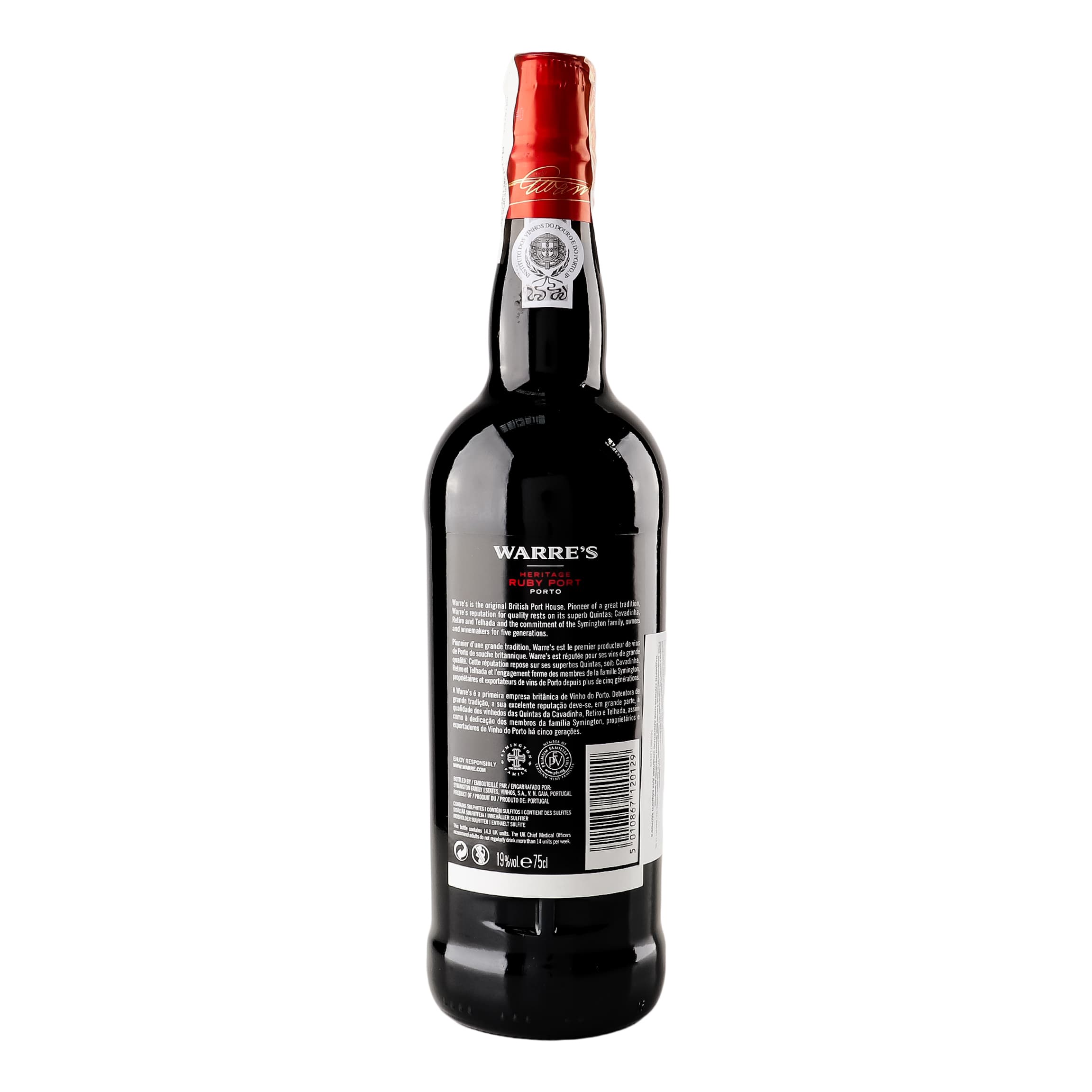 Вино Warre's Heritage Ruby Port кріплене червоне солодке 17% 0.75 л