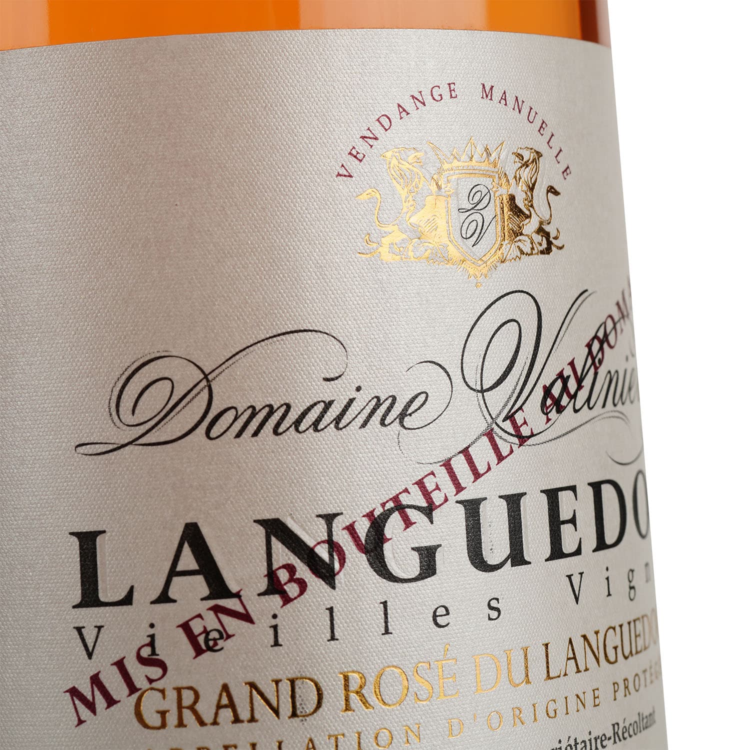 Вино Domaine Valiniere Rose Vieilles Vignes AOP Languedoc, рожеве, сухе, 0,75 л