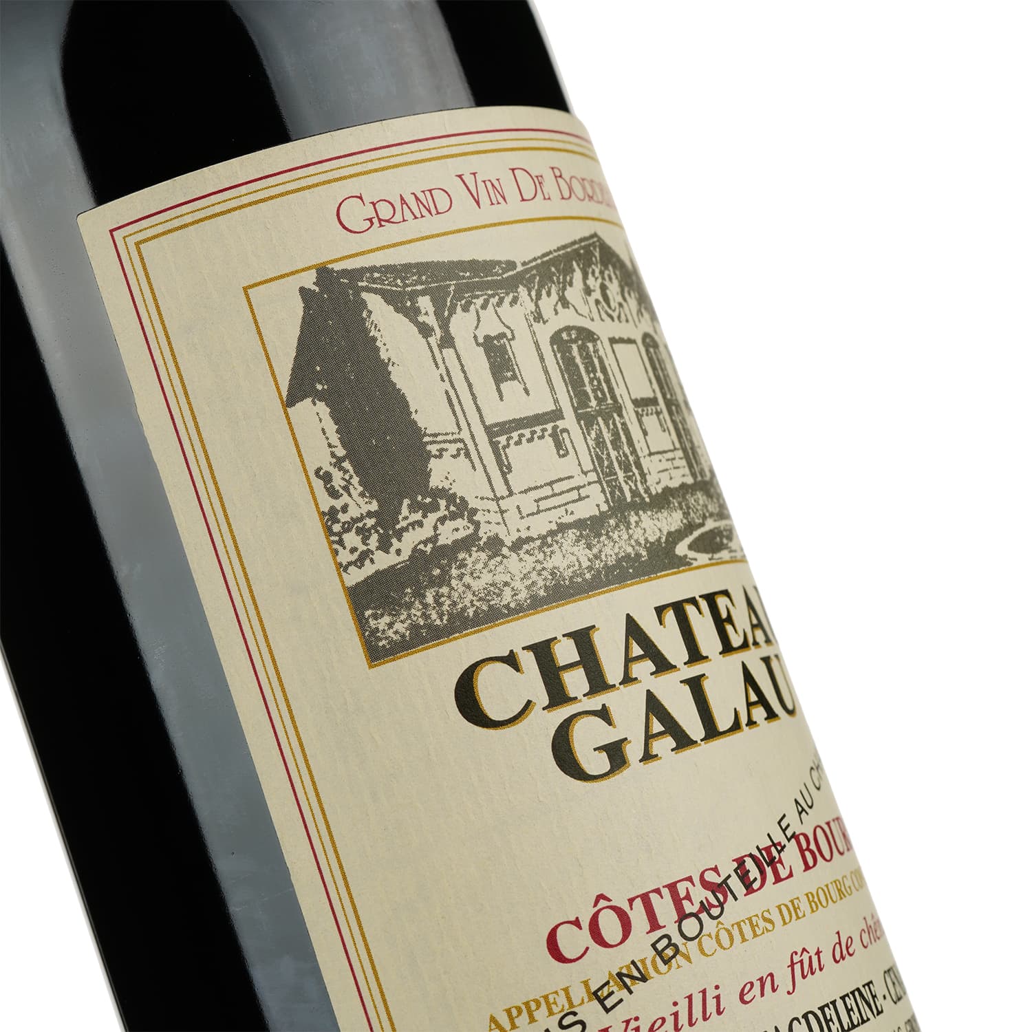 Вино Chateau Galau Cotes de Bourg, червоне, сухе, 13,5%, 0,75 л (7306)