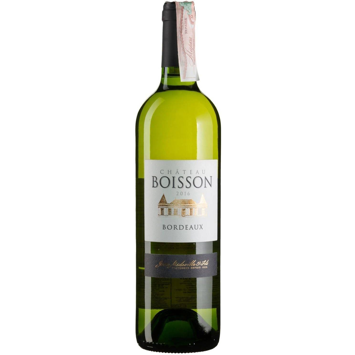 Вино Chateau Boisson Chateau Boisson Blanc, біле, сухе, 0,75 л