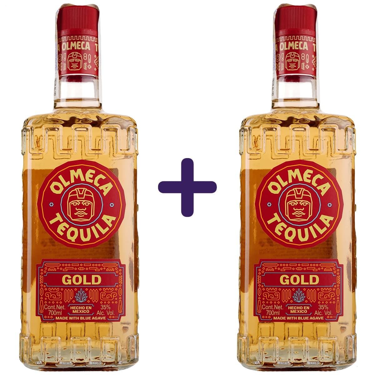 Текіла Olmeca Gold 35% 1.4 л (2 шт. х 0.7 л)