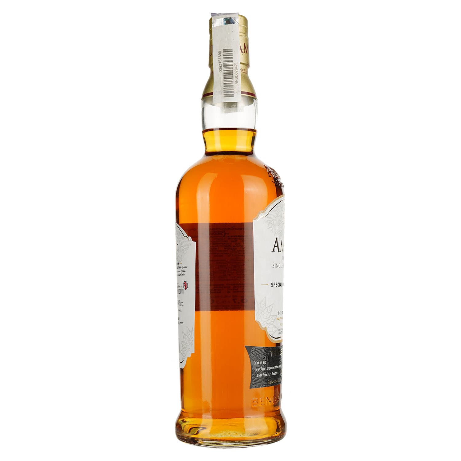 Віскі Amrut Ex Bourbon Triple Distilled 2014 60% 0.7 л в подарунковій упаковці