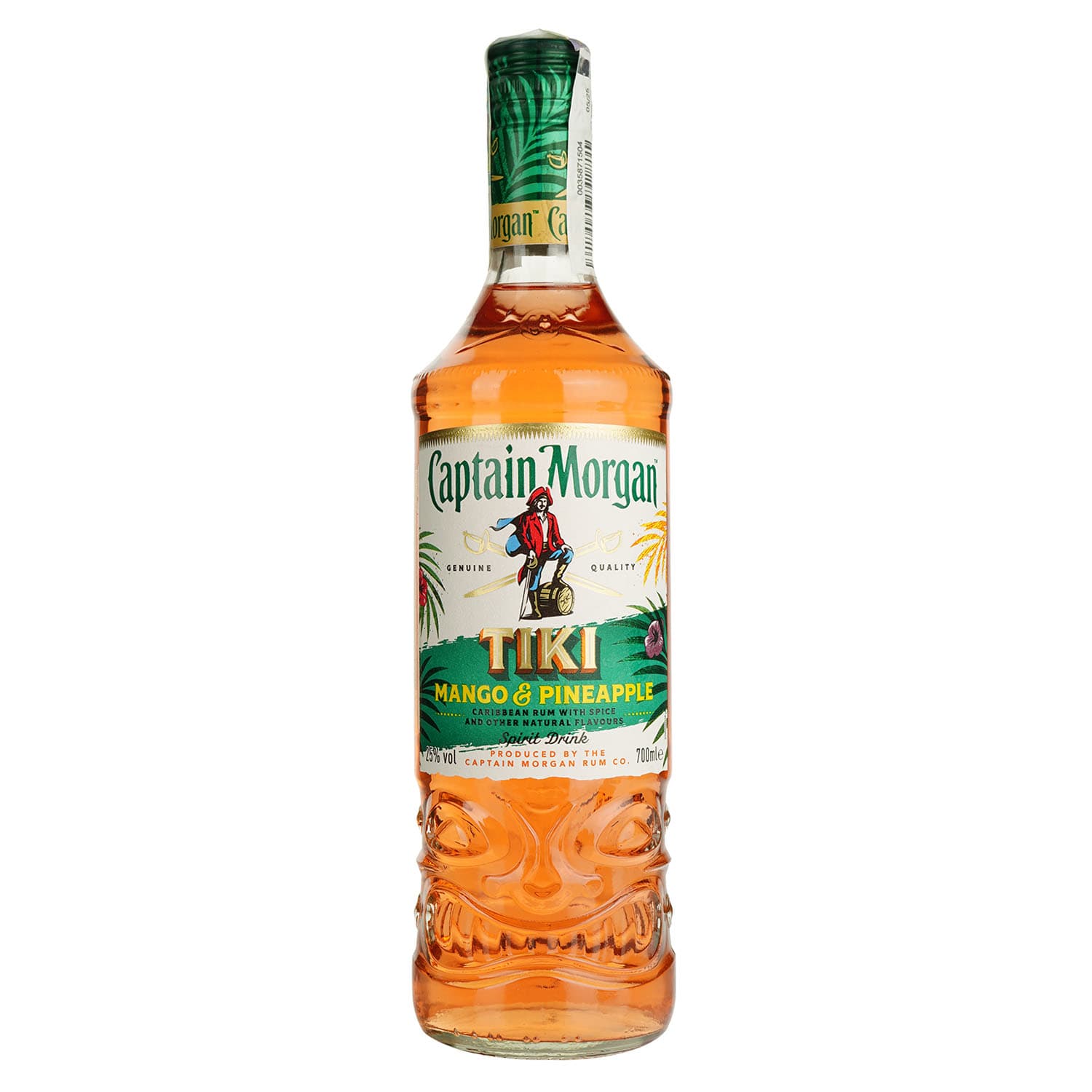Алкогольний напій Captain Morgan Tiki Mango Pineapple 25% 0.7 л