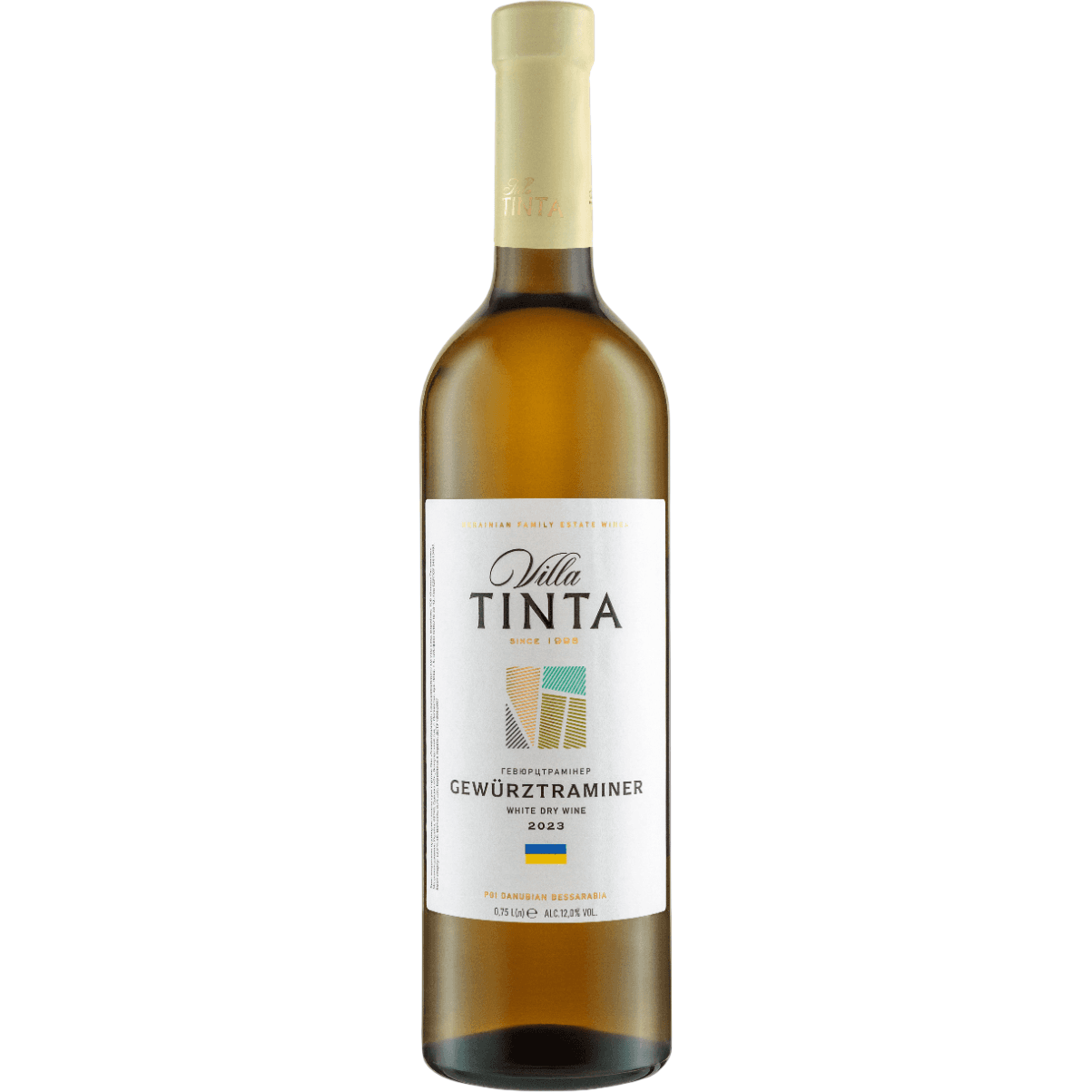 Вино Villa Tinta Gewurztraminer, біле, сухе, 11-13%, 0,75 л (8000019206069)