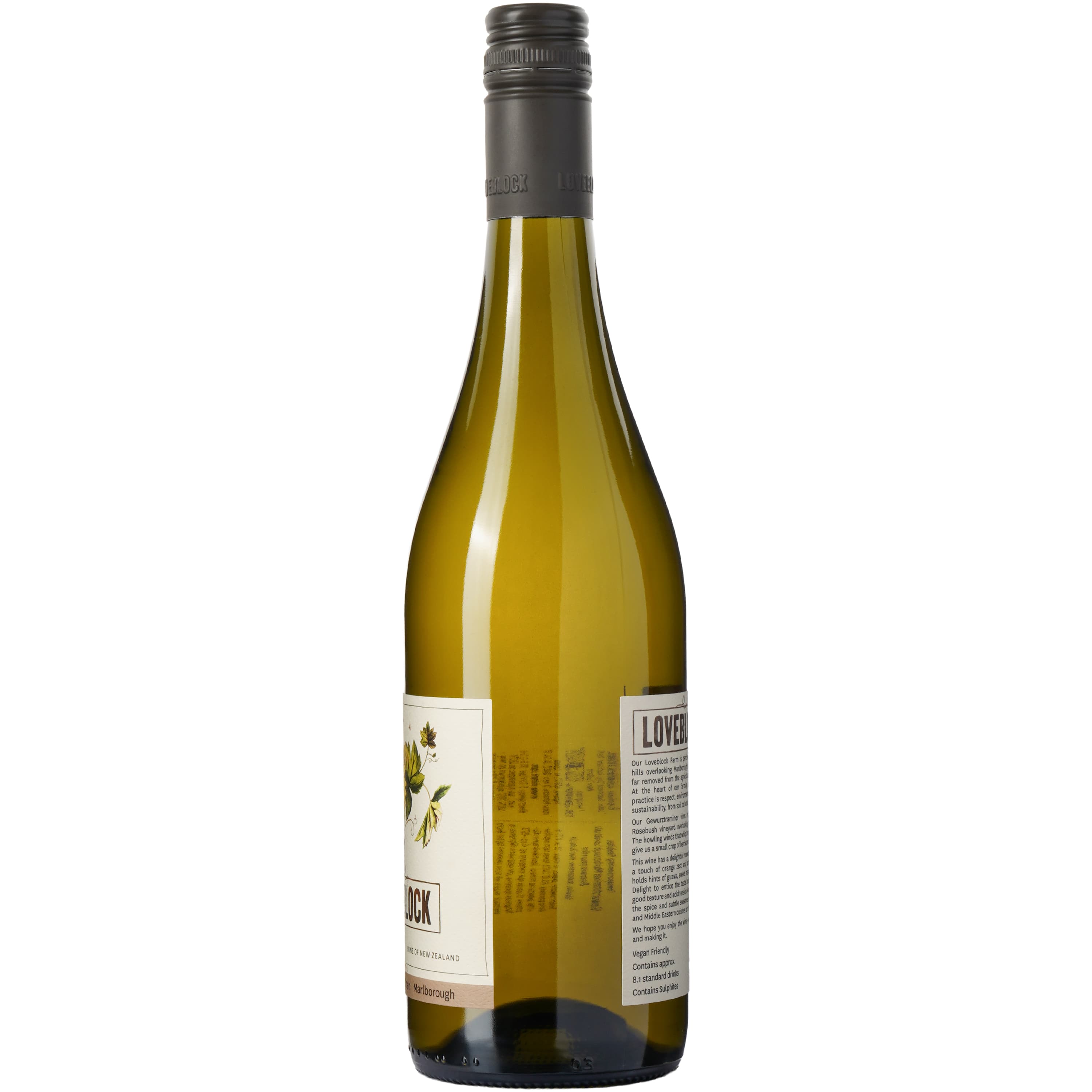 Вино Loveblock Gewurztraminer біле напівсухе 13.5% 0.75 л