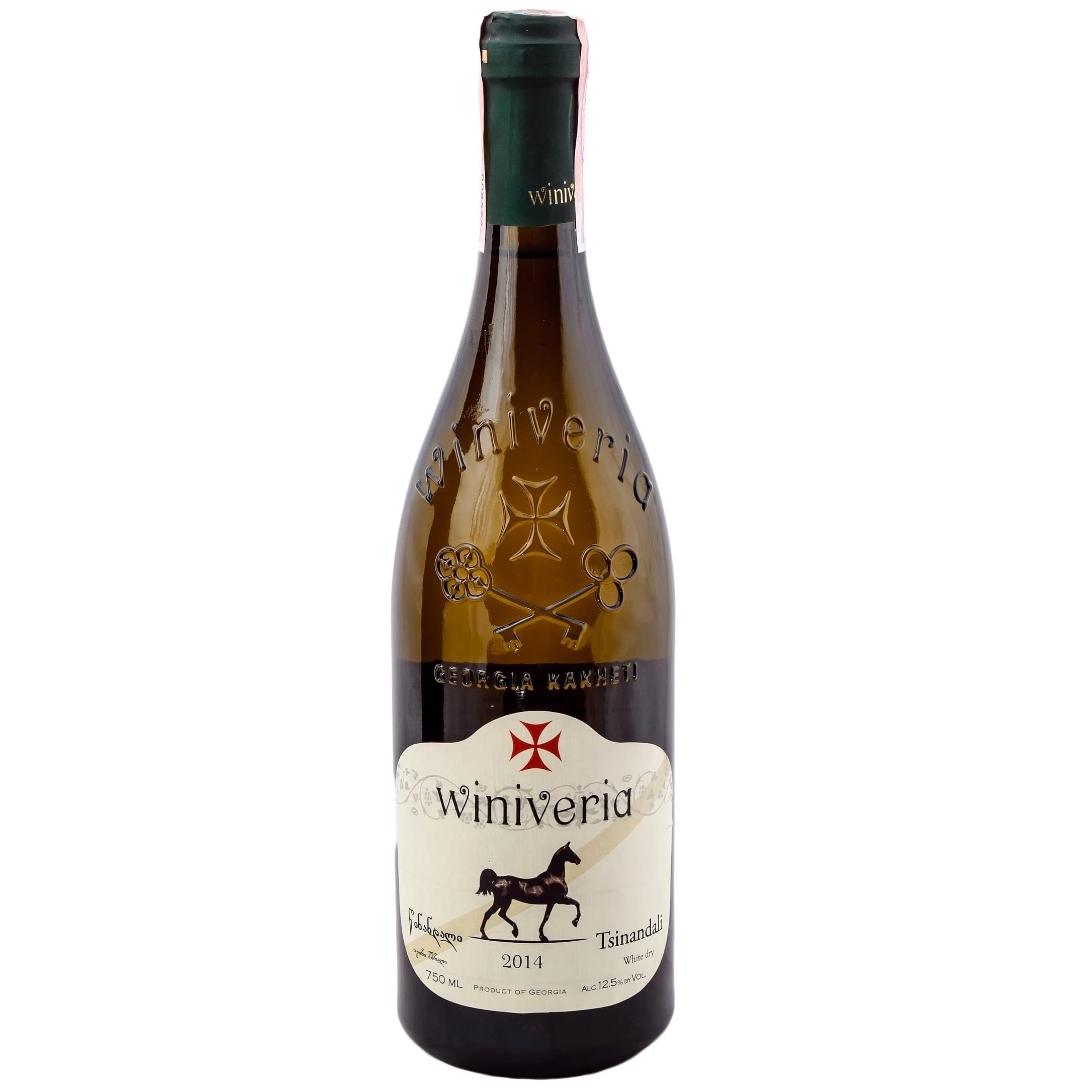 Вино Winiveria Tsinandali, біле, сухе, 12,5%, 0,75 л (18992)