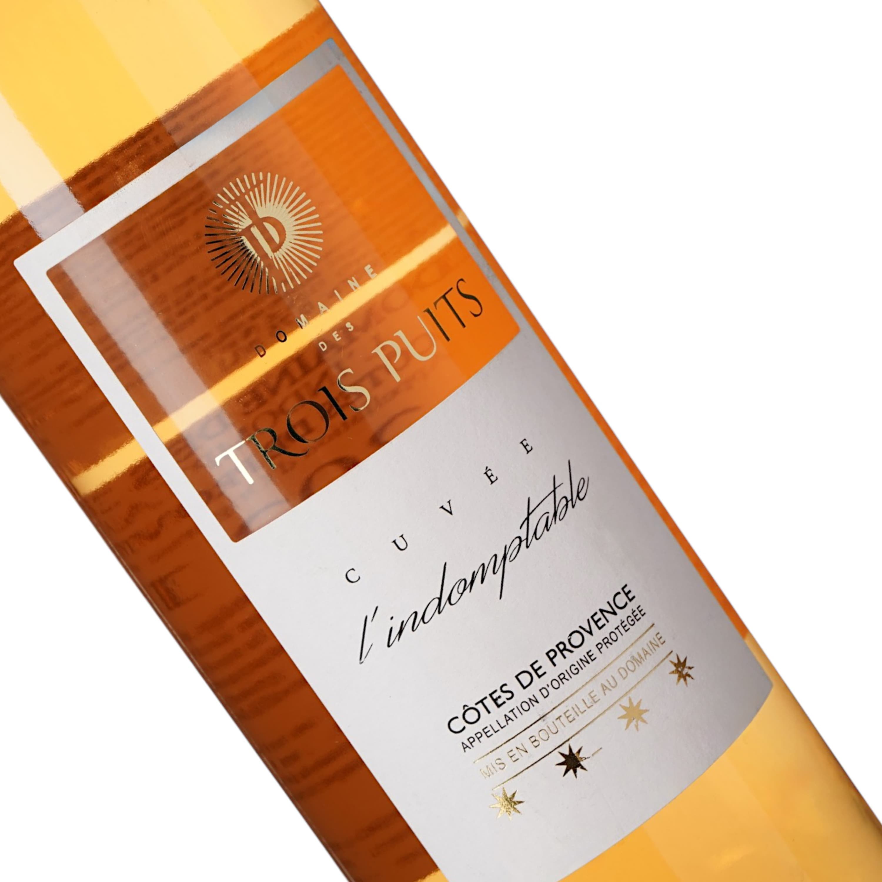 Вино Domaine des Trois Puits Rose Cuvee l'Indomptable AOP Cotes de Provence, рожеве, сухе, 0.75 л