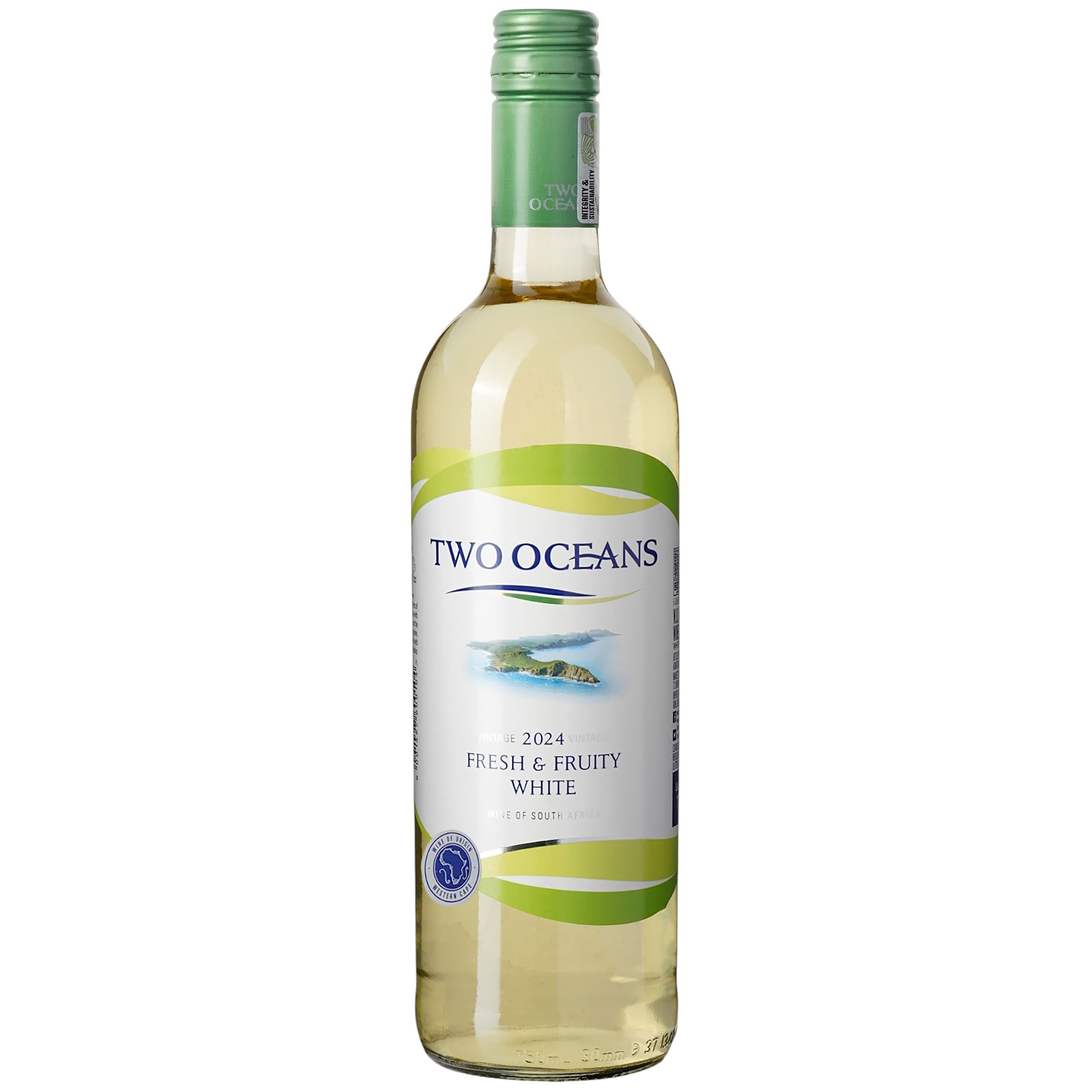 Вино Two Oceans Fresh and Fruity біле напівсухе 11.5% 0.75 л