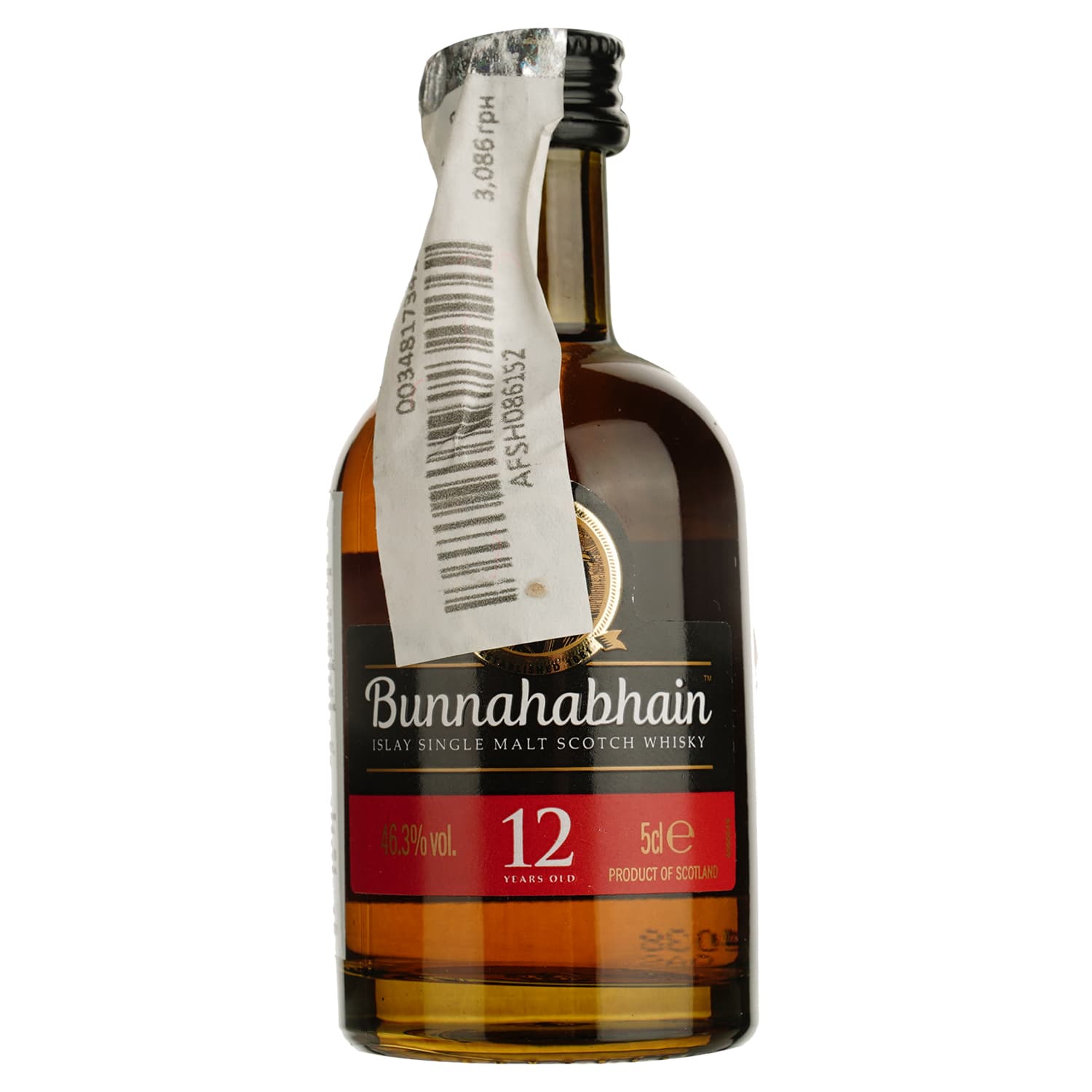 Віскі Bunnahabhain 12yo Single Malt Scotch Whisky, 46,3%, 0,05 л