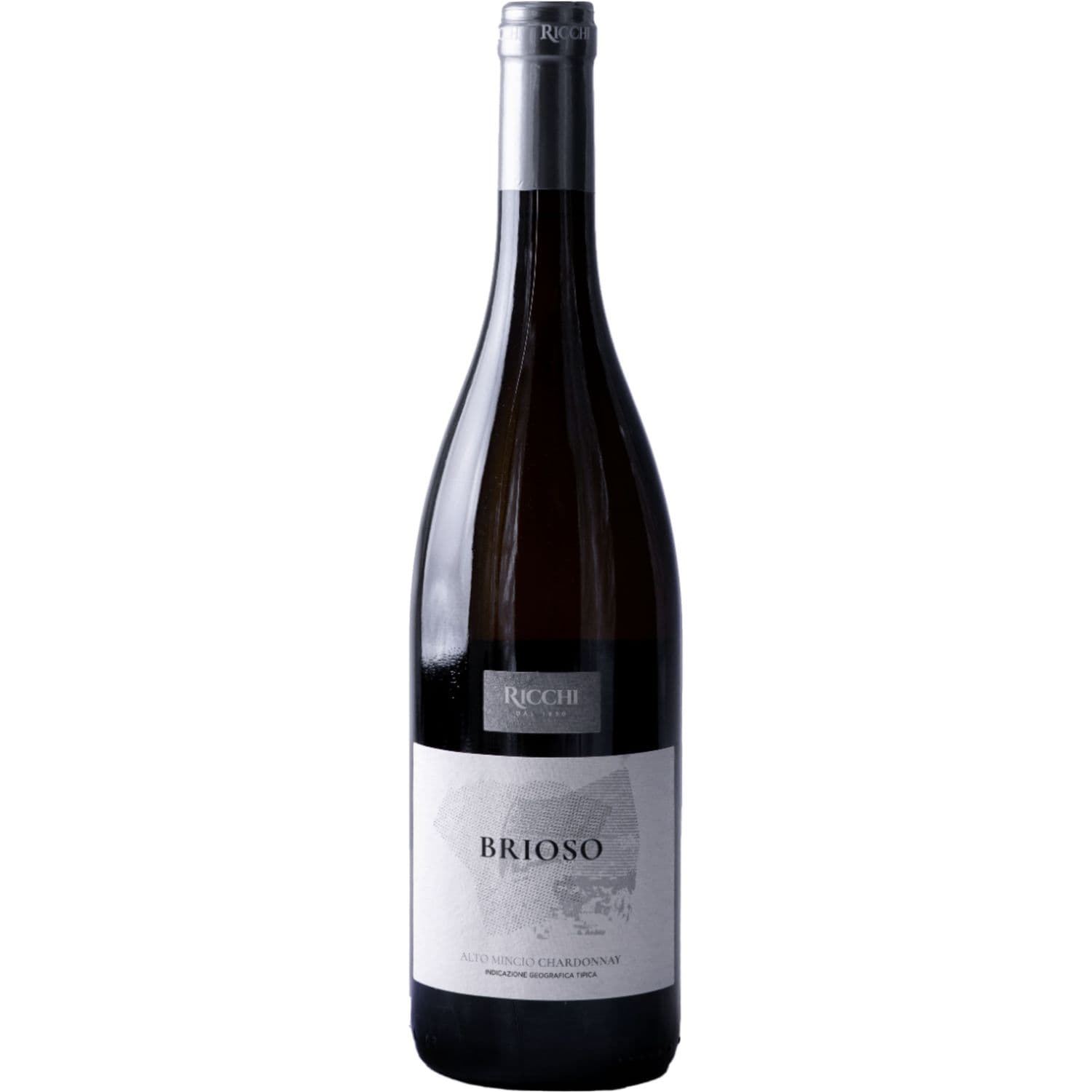 Вино Ricchi Brioso Alto Mincio IGT Chardonnay біле сухе 0.75 л