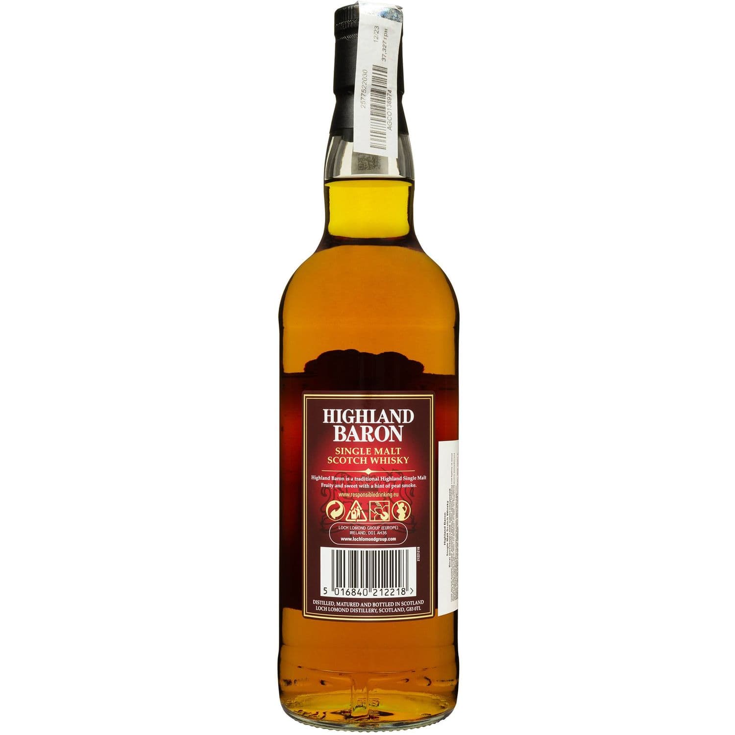 Віскі Highiland Baron Single Malt Scotch 40% 0.7 л в подарунковій коробці