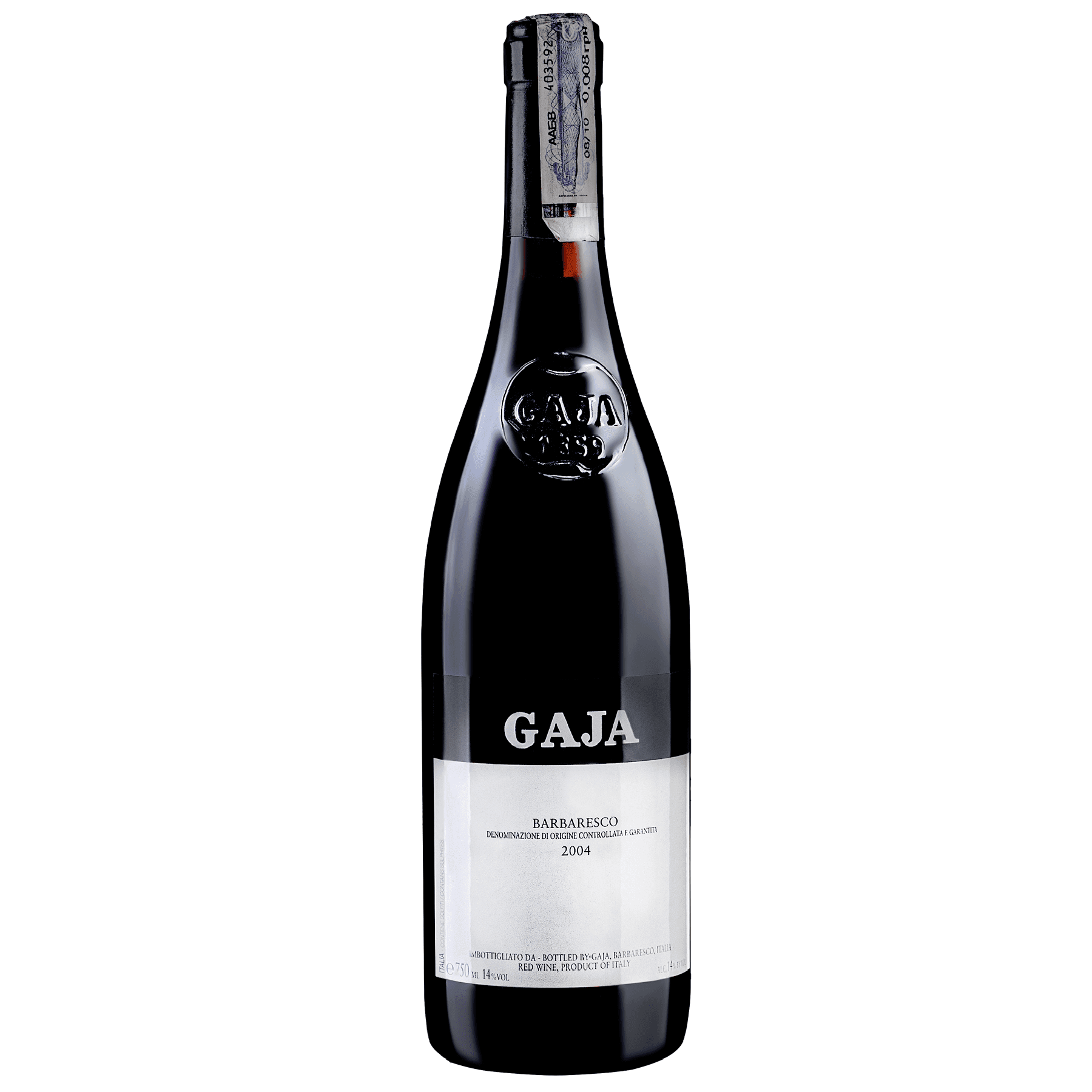 Вино Angelo Gaja Barbaresco DOCG 2004, червоне, сухе, 14%, 0,75 л