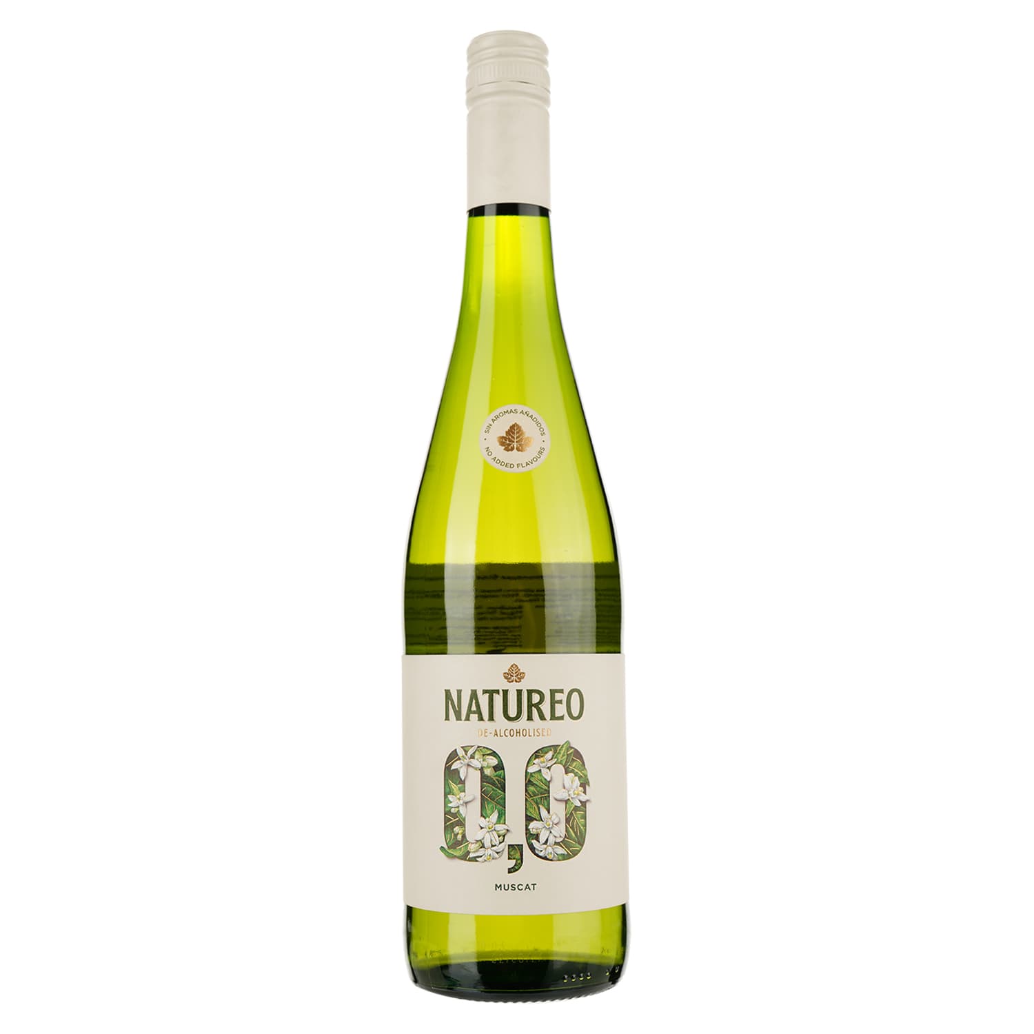 Вино безалкогольне Torres Muscat Natureo, біле, напівсолодке, 0,5%, 0,75 л (33760)