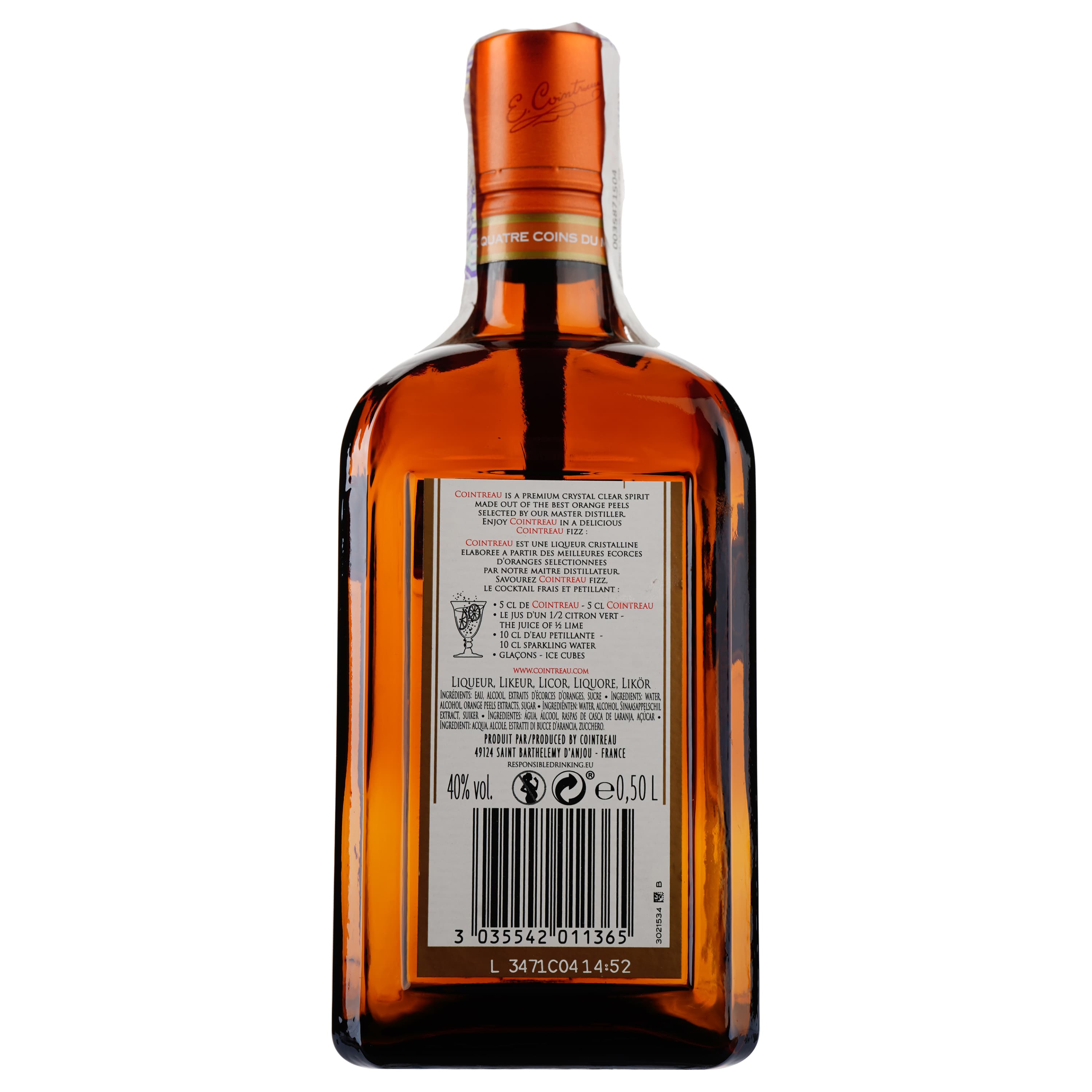 Лікер Cointreau 40% 0.5 л (558800)