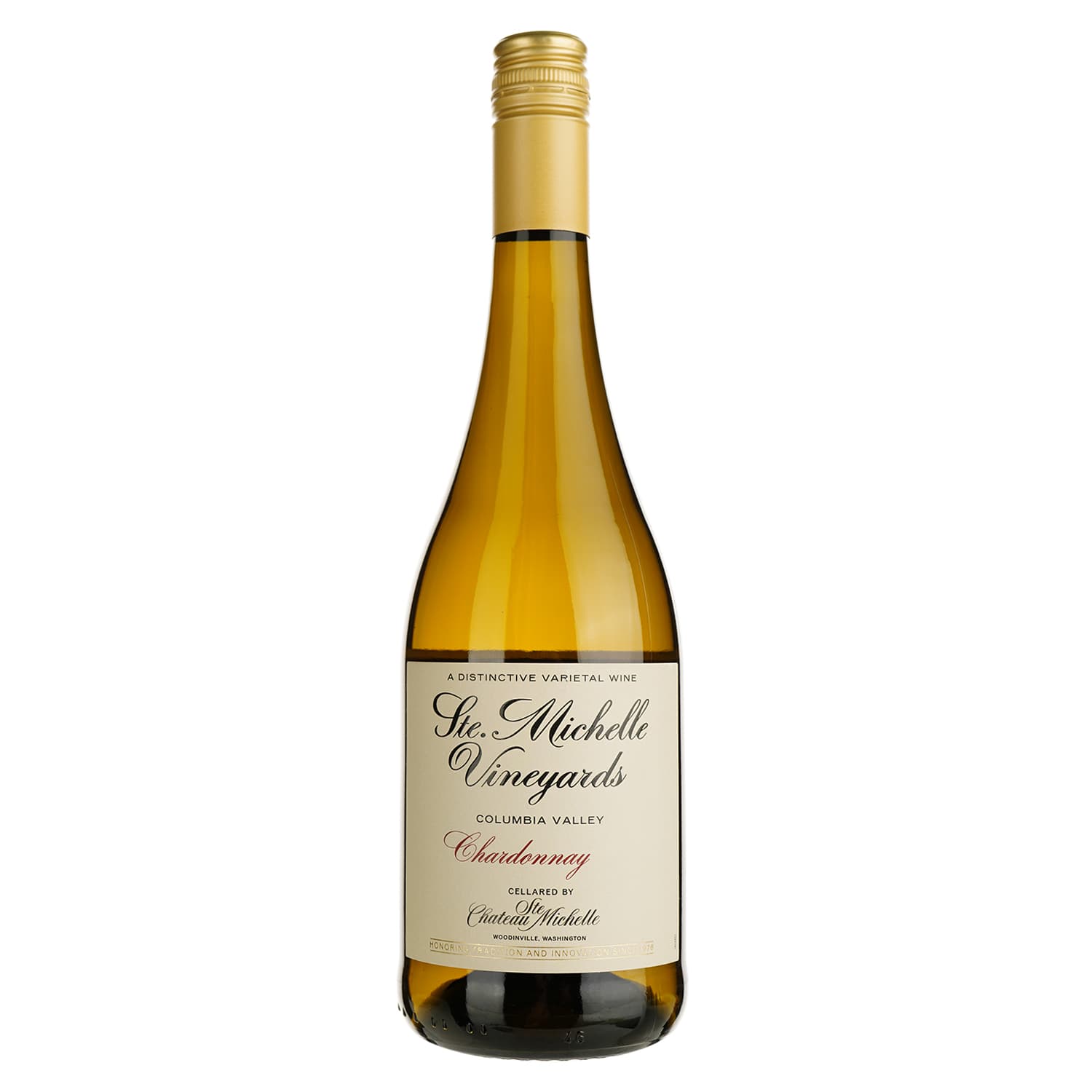 Вино Chateau Ste Michelle Chardonnay 2020, біле, сухе, 0,75 л