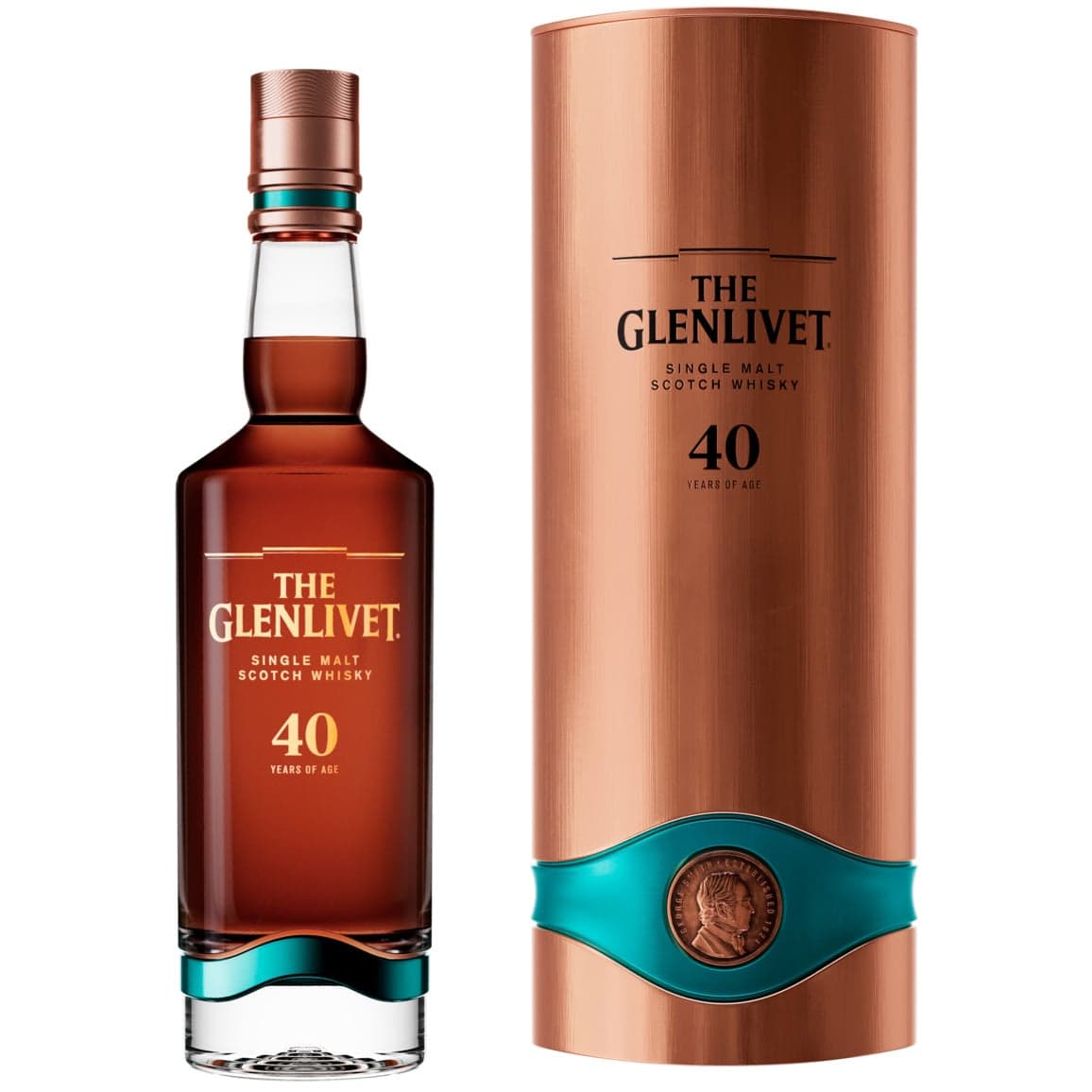 Віскі The Glenlivet 40 років витримки 46.9% 0.7 л (1) в престижній упаковці