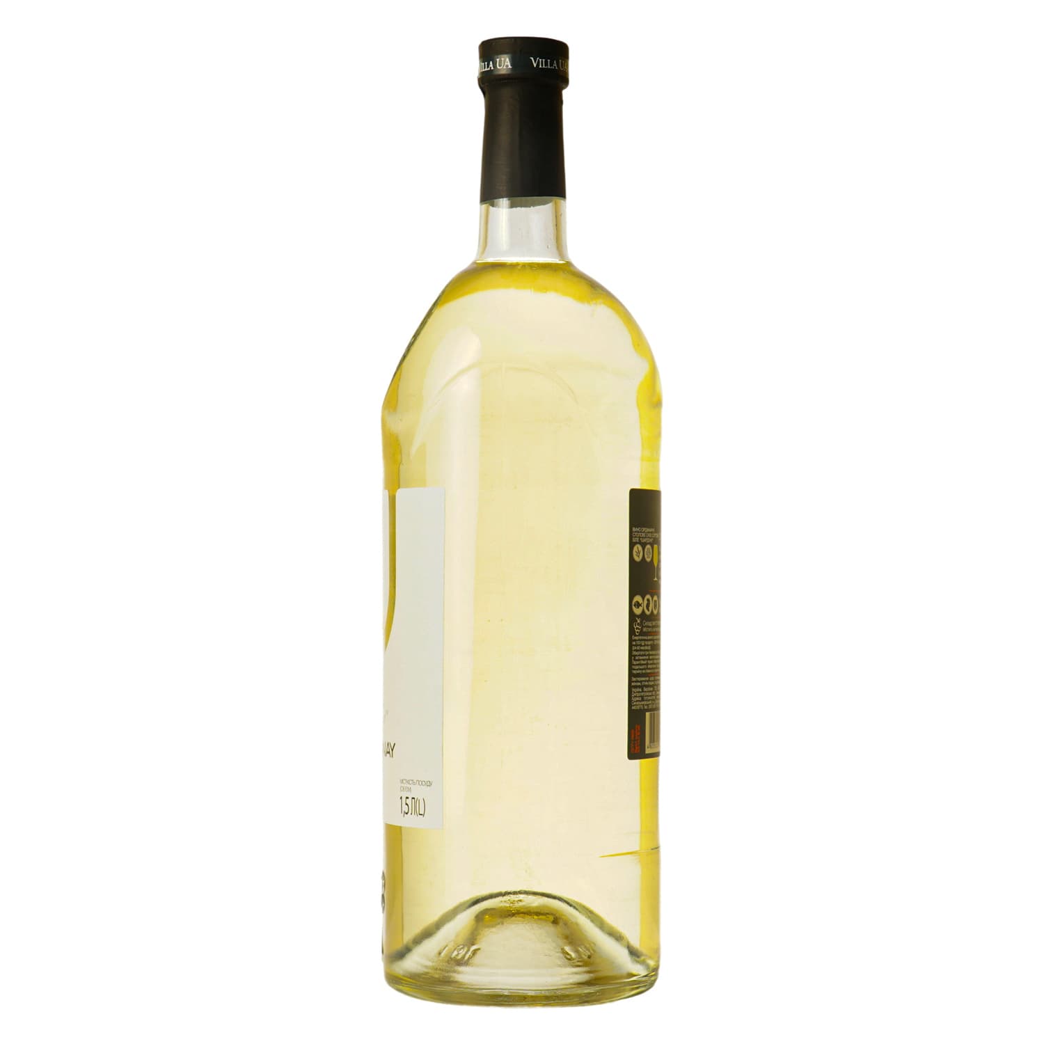 Вино Villa UA Chardonnay біле сухе 1.5 л