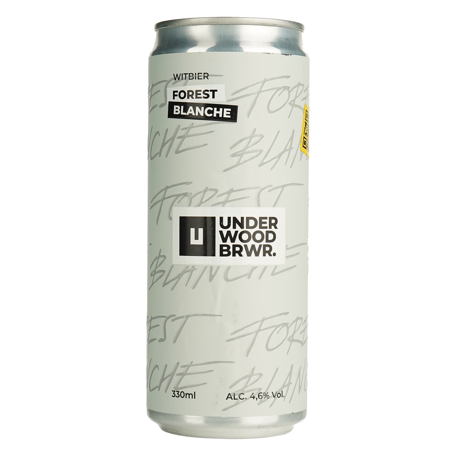 Пиво Underwood Brewery Forest Blanche, світле, нефільтроване, 4,6%, з/б, 0,33 л (870723)