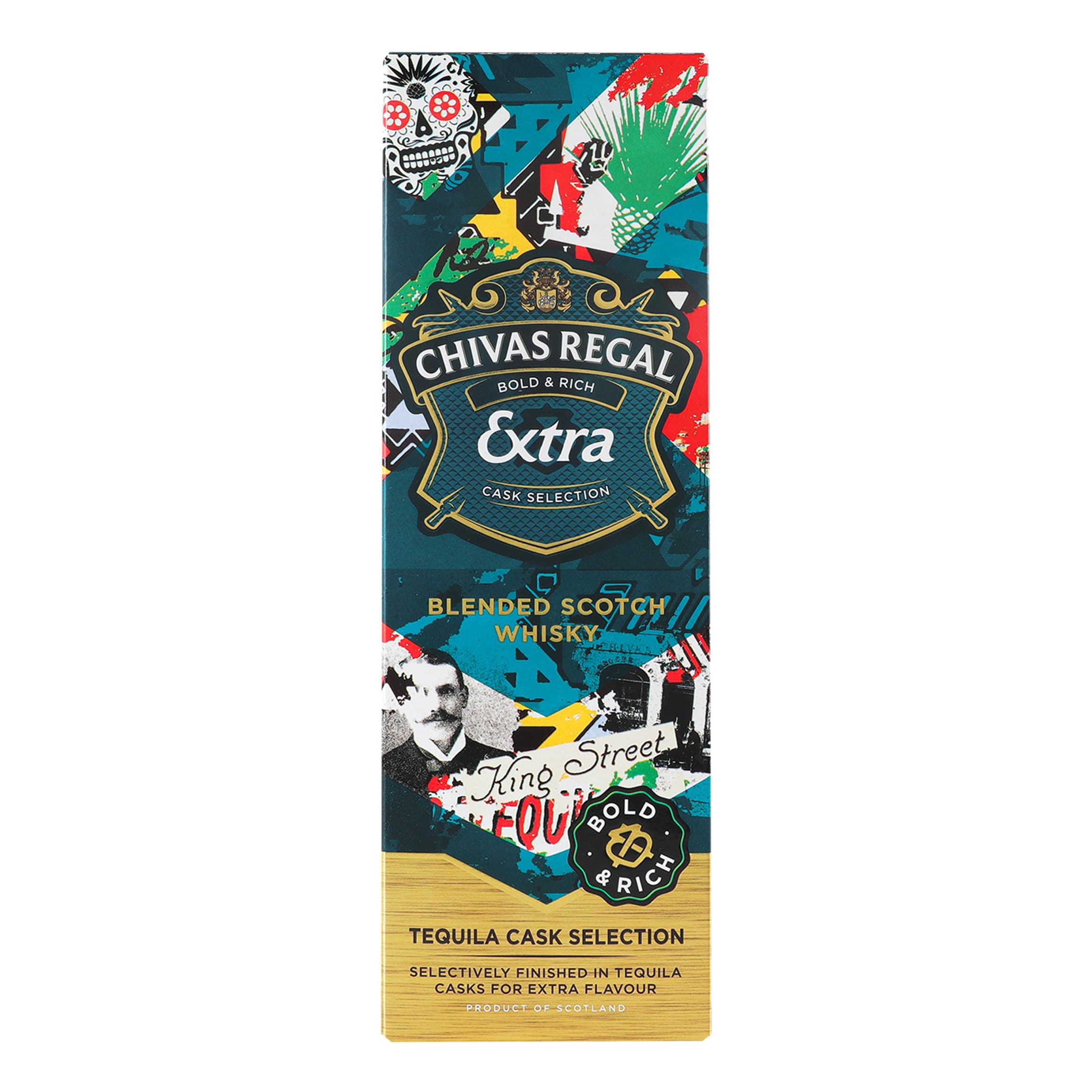 Віскі Chivas Regal Extra Tequila Cask 0.7л 40% в подарунковій упаковці