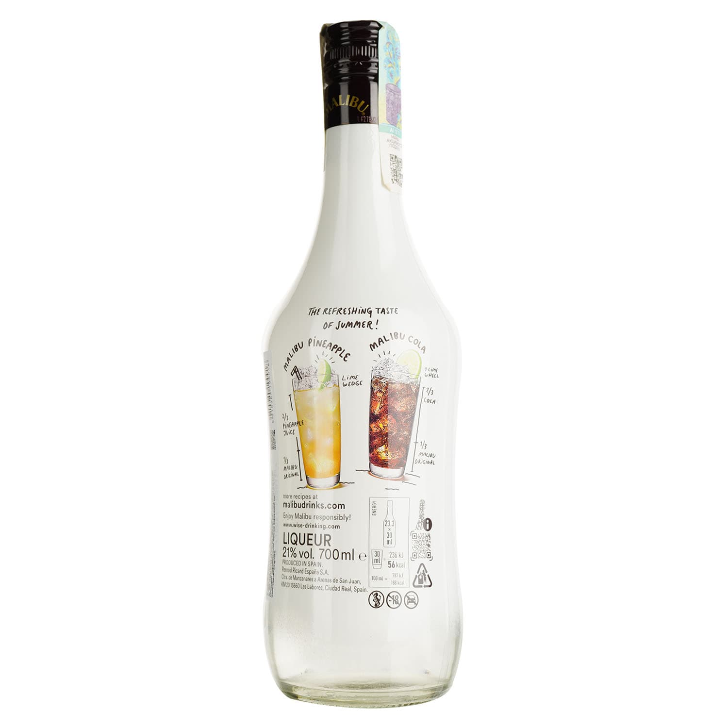 Лікер Malibu 21% 0.7 л (605411)