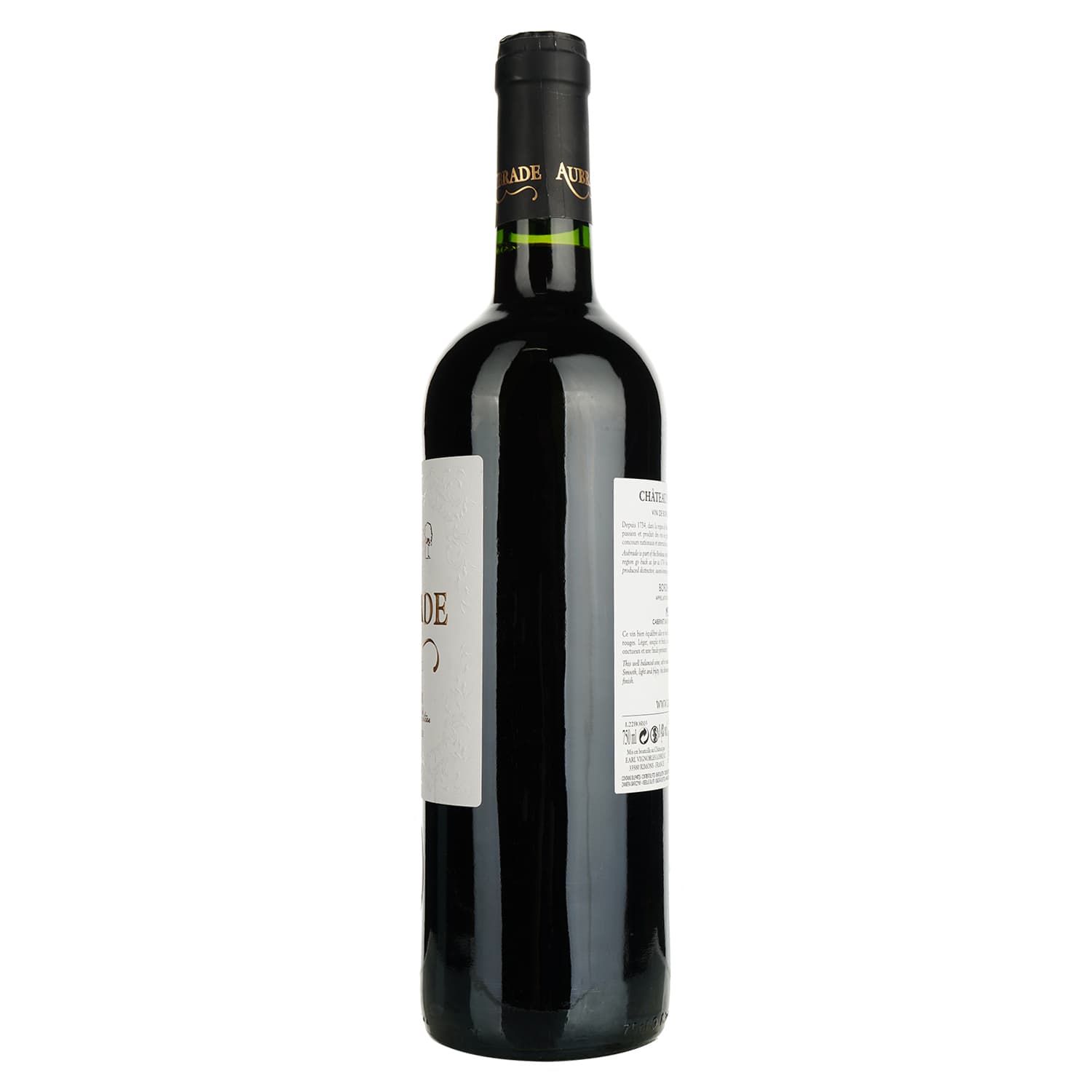 Вино Chateau De L'Aubrade Bordeaux Rouge AOP, червоне, сухе, 0,75 л
