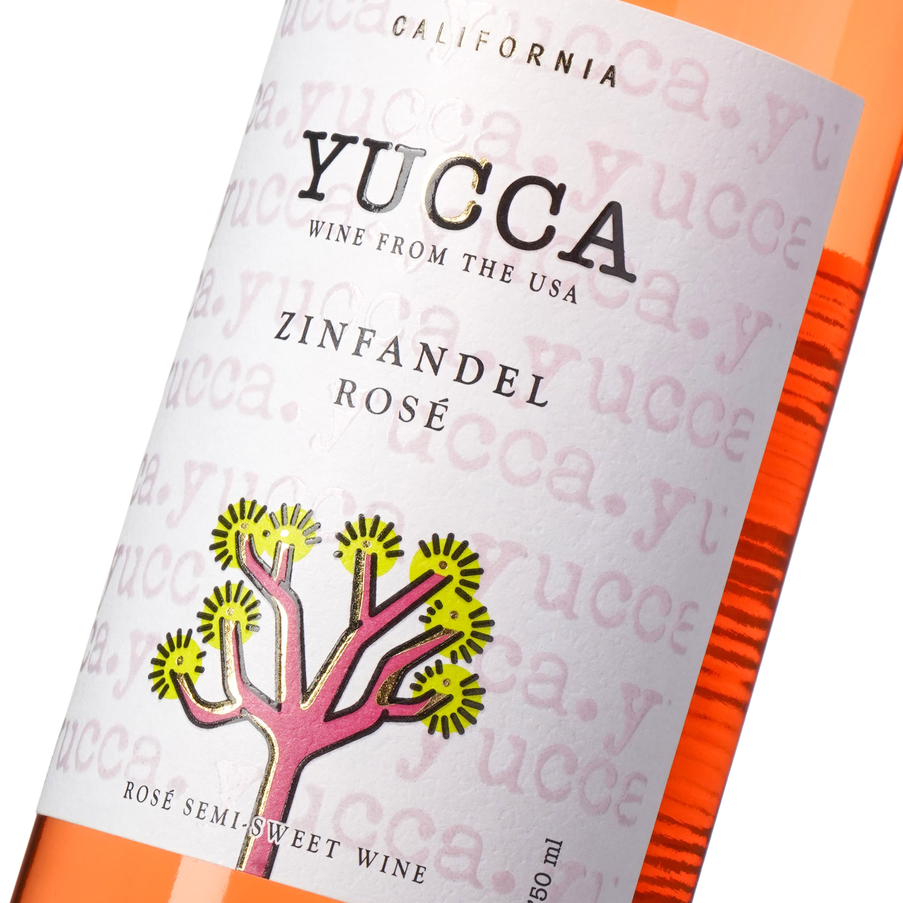 Вино Yucca Zinfandel Rose рожеве напівсолодке 0.75 л