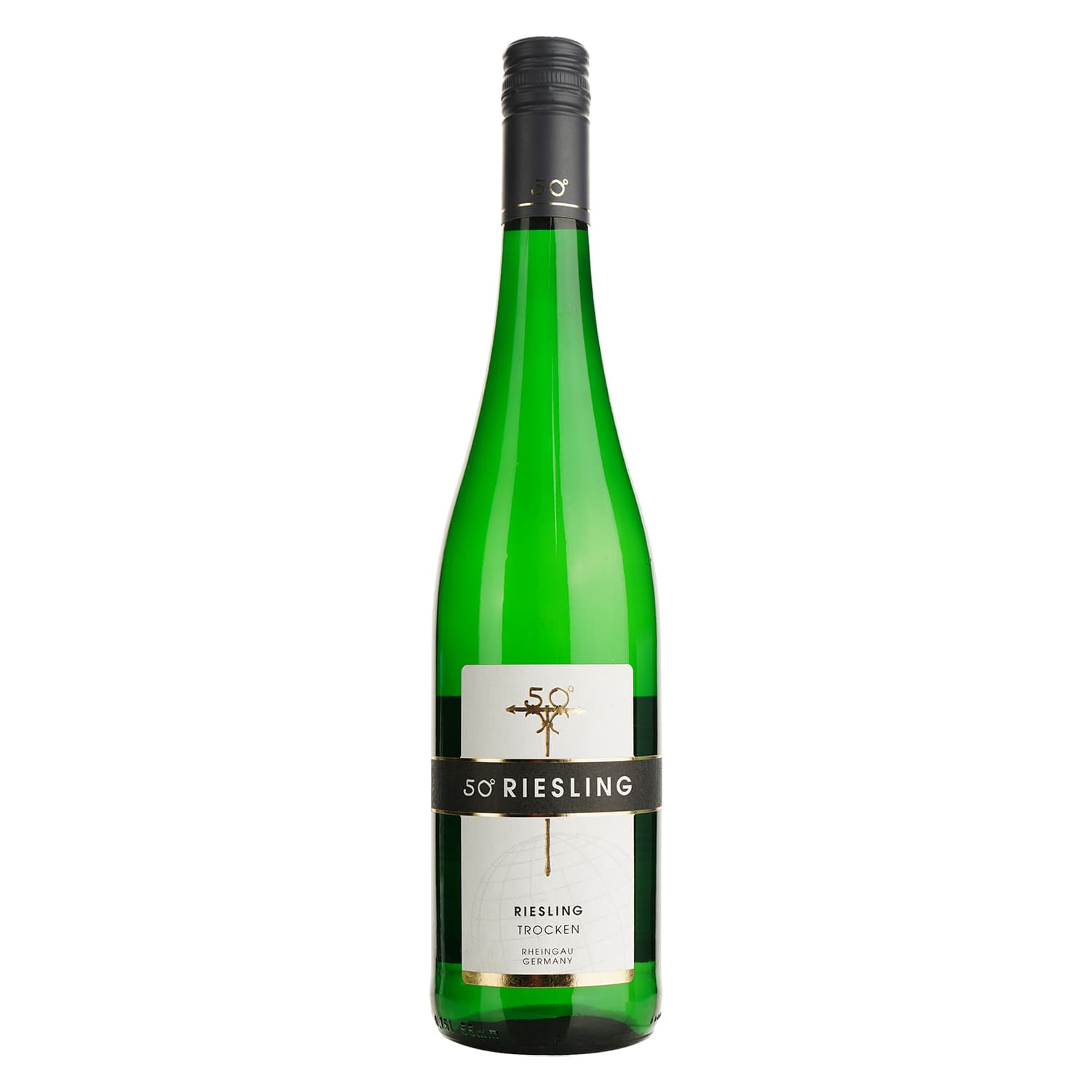 Вино 50° Parallel Riesling Trocken, біле, сухе, 12%, 0,75 л (21212)