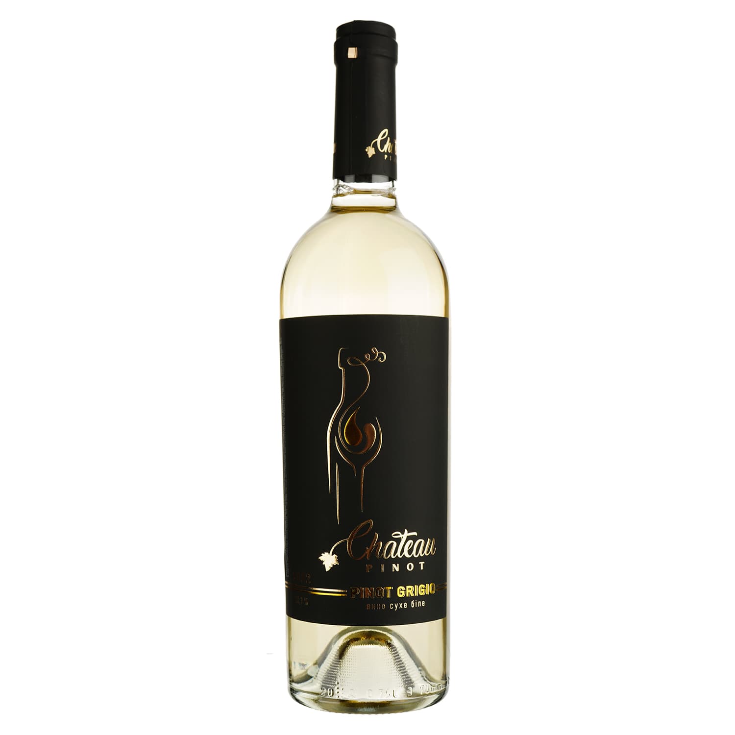 Вино Chateau Pinot Pinot Grigio, біле, сухе, 12,4%, 0,75 л