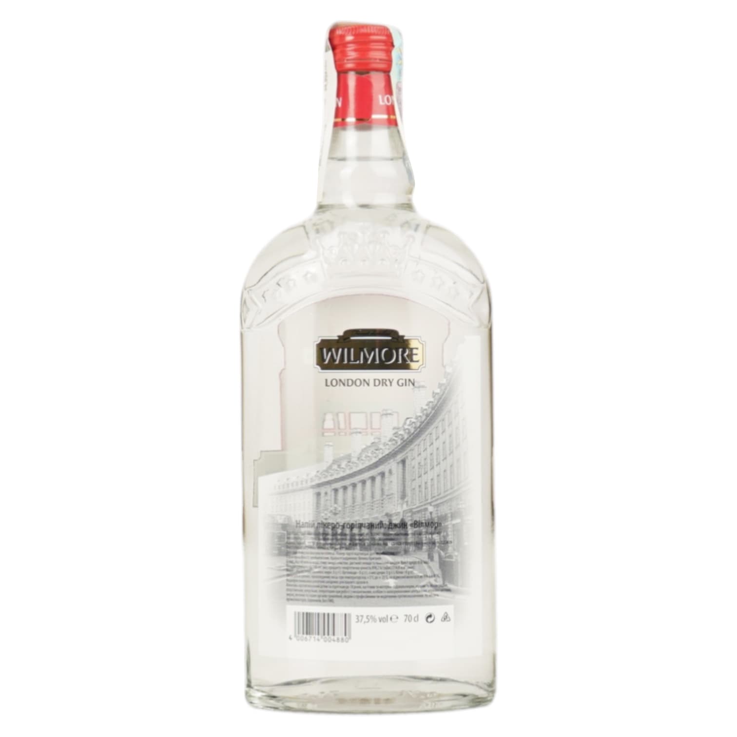 Джин Wilmore London Dry Gin 37.5% 0.7 л в коробці з келихом