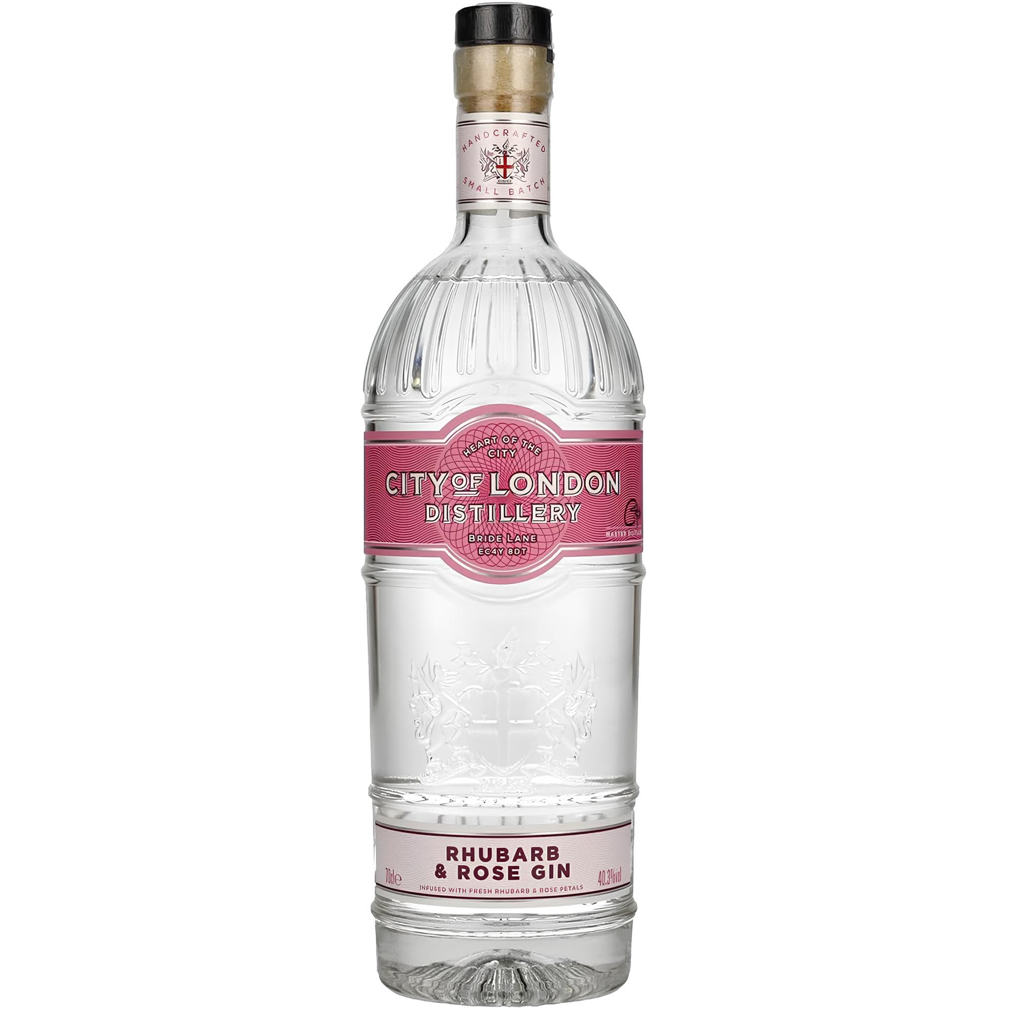 Джин City of London Distillery Rhubarb & Rose 40.3% 0.7 л
