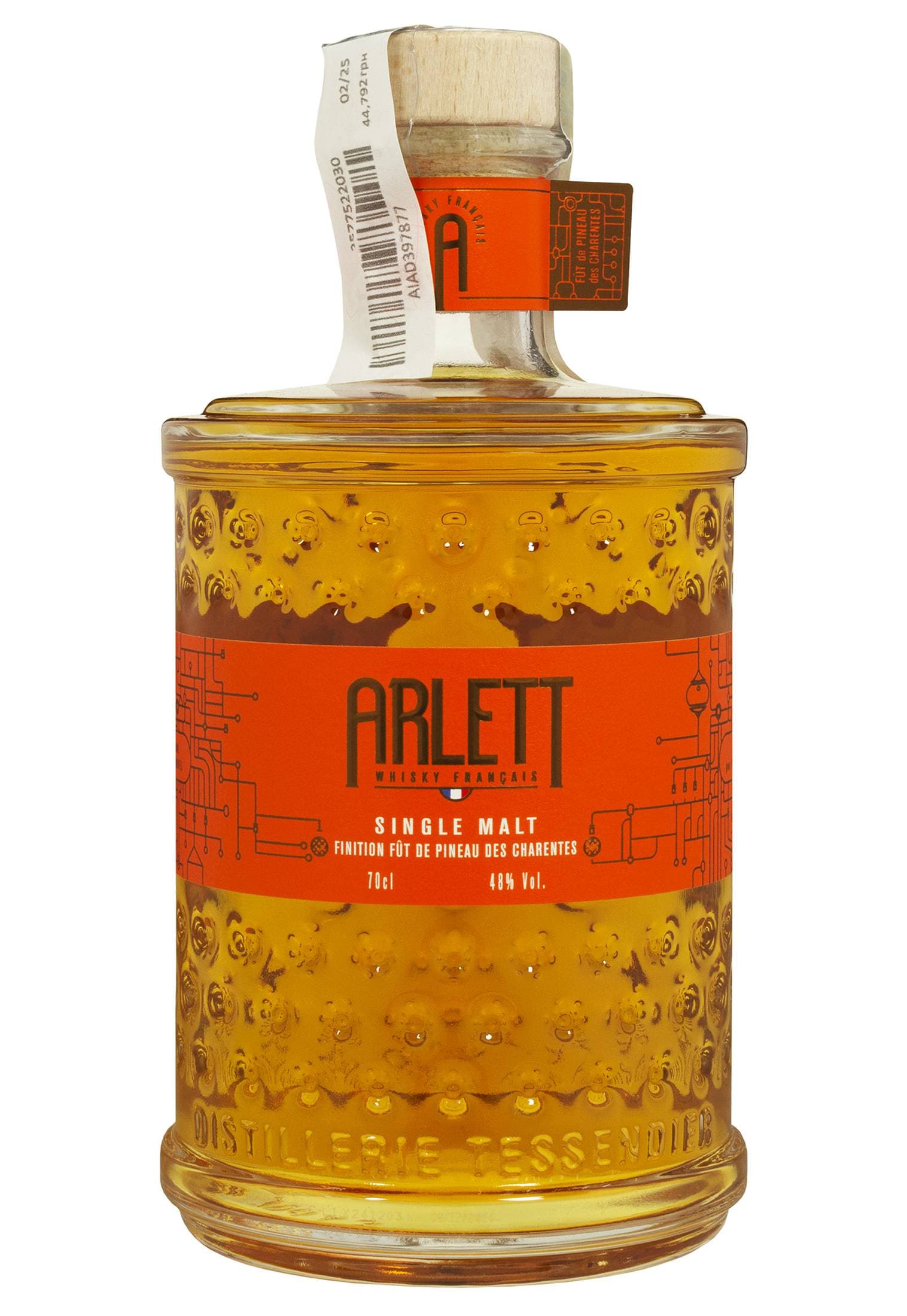 Віскі Arlett Single Malt Finition Fut de Pineau des Charentes 48% 0.7 л в подарунковій упаковці