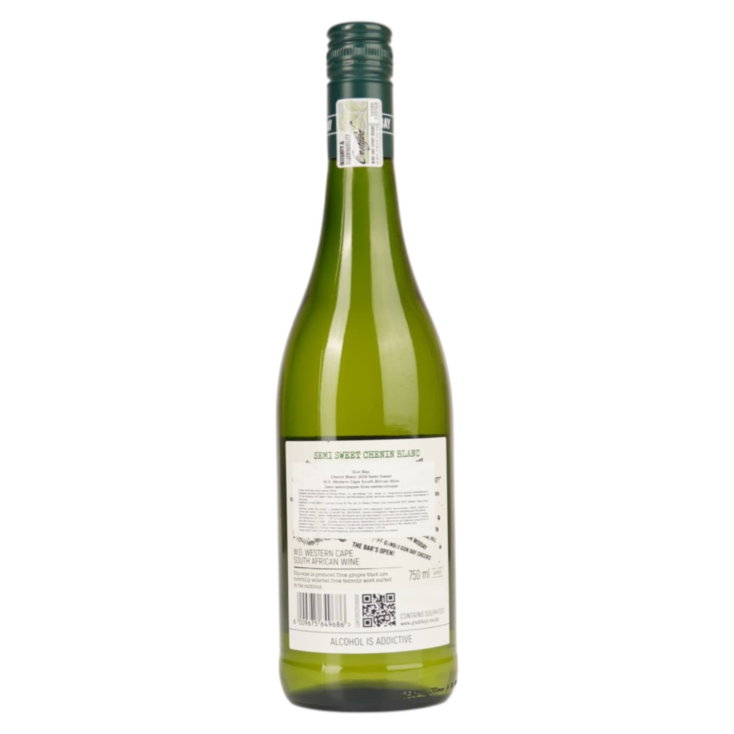 Вино Gun Bay Semi Sweet Chenin Blanc біле напівсолодке 0.75 л