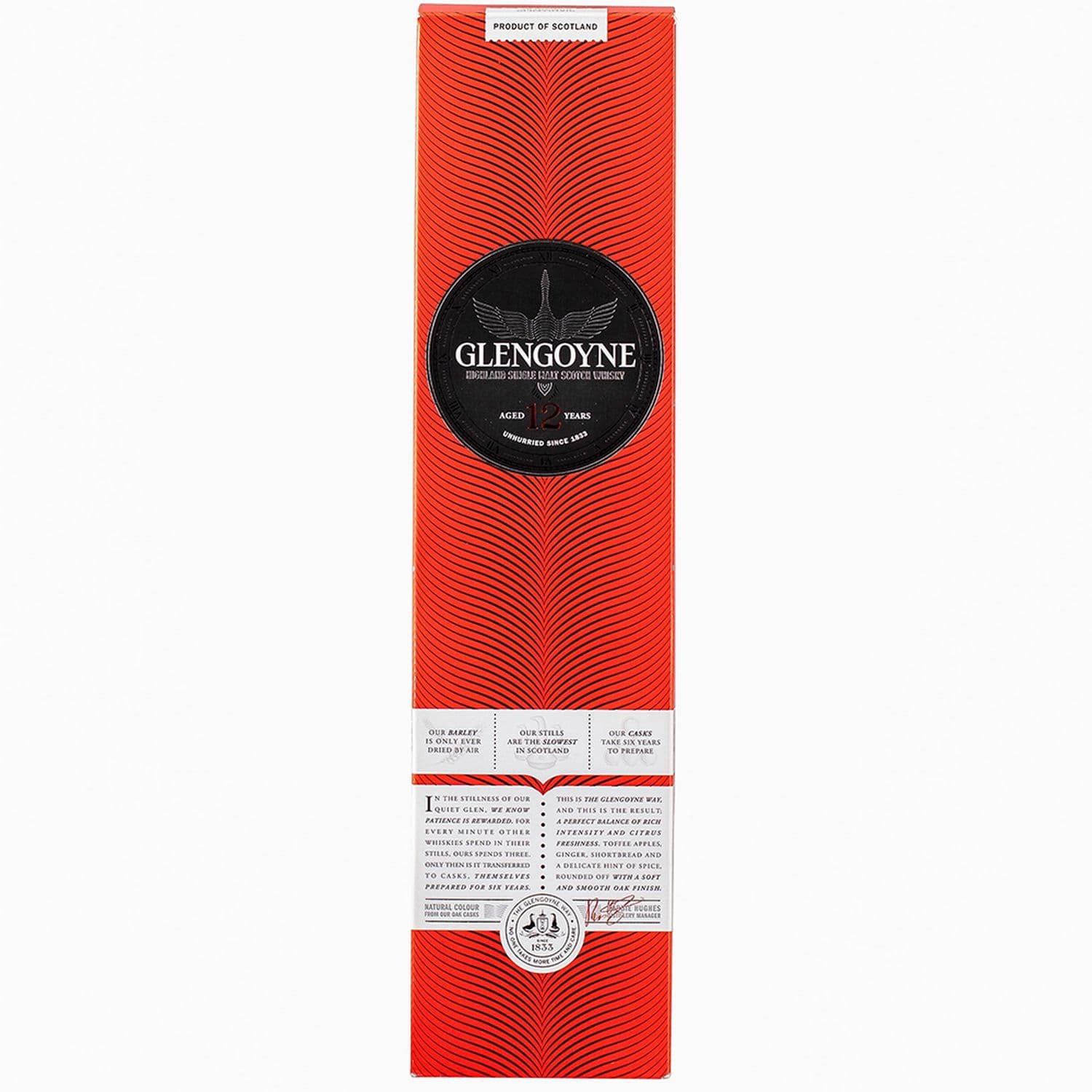 Віскі Glengoyne 12 yo Highland Single Malt Scotch Whisky 43% 0.7 л