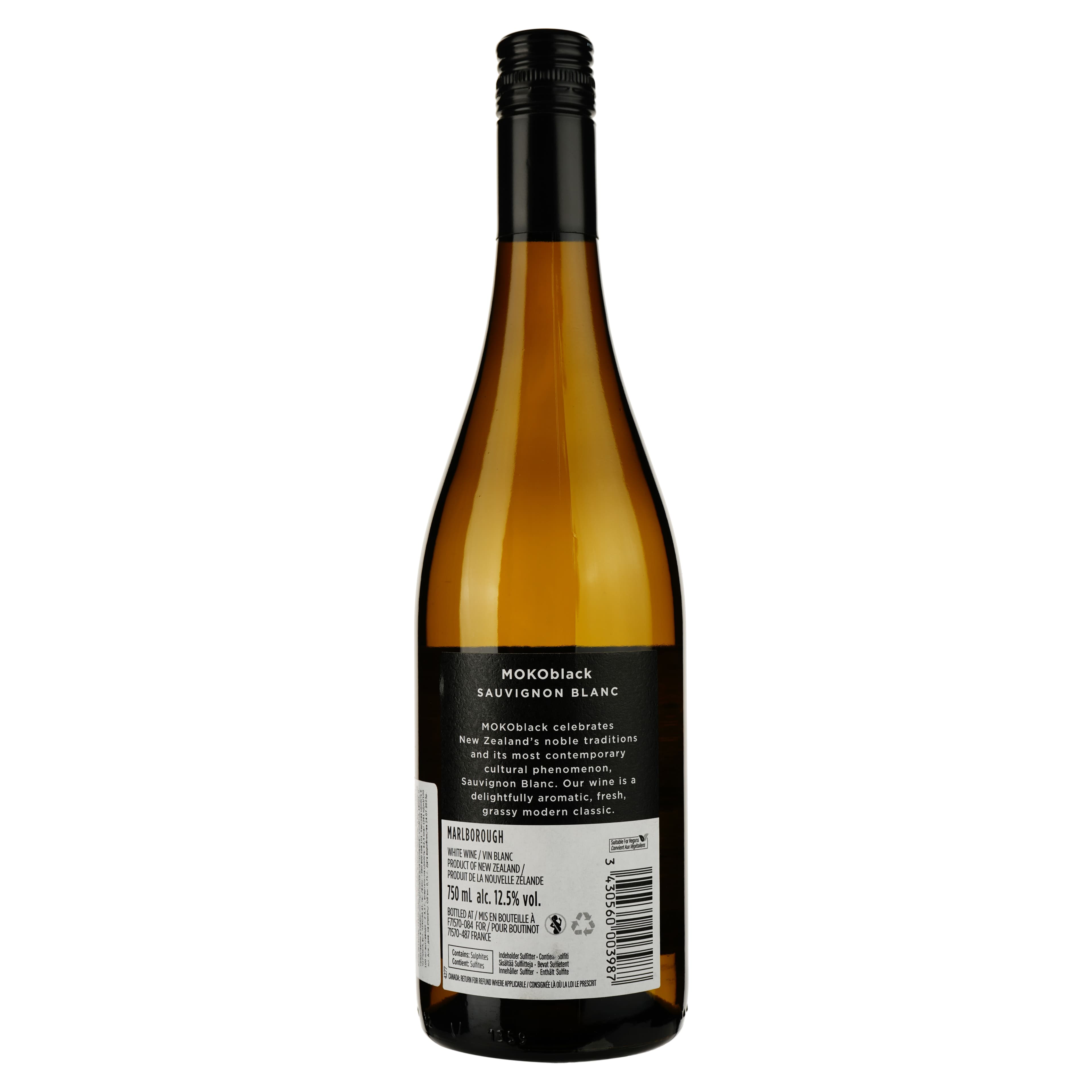 Вино Mоko Black Sauvignon Blanc біле сухе 0.75 л