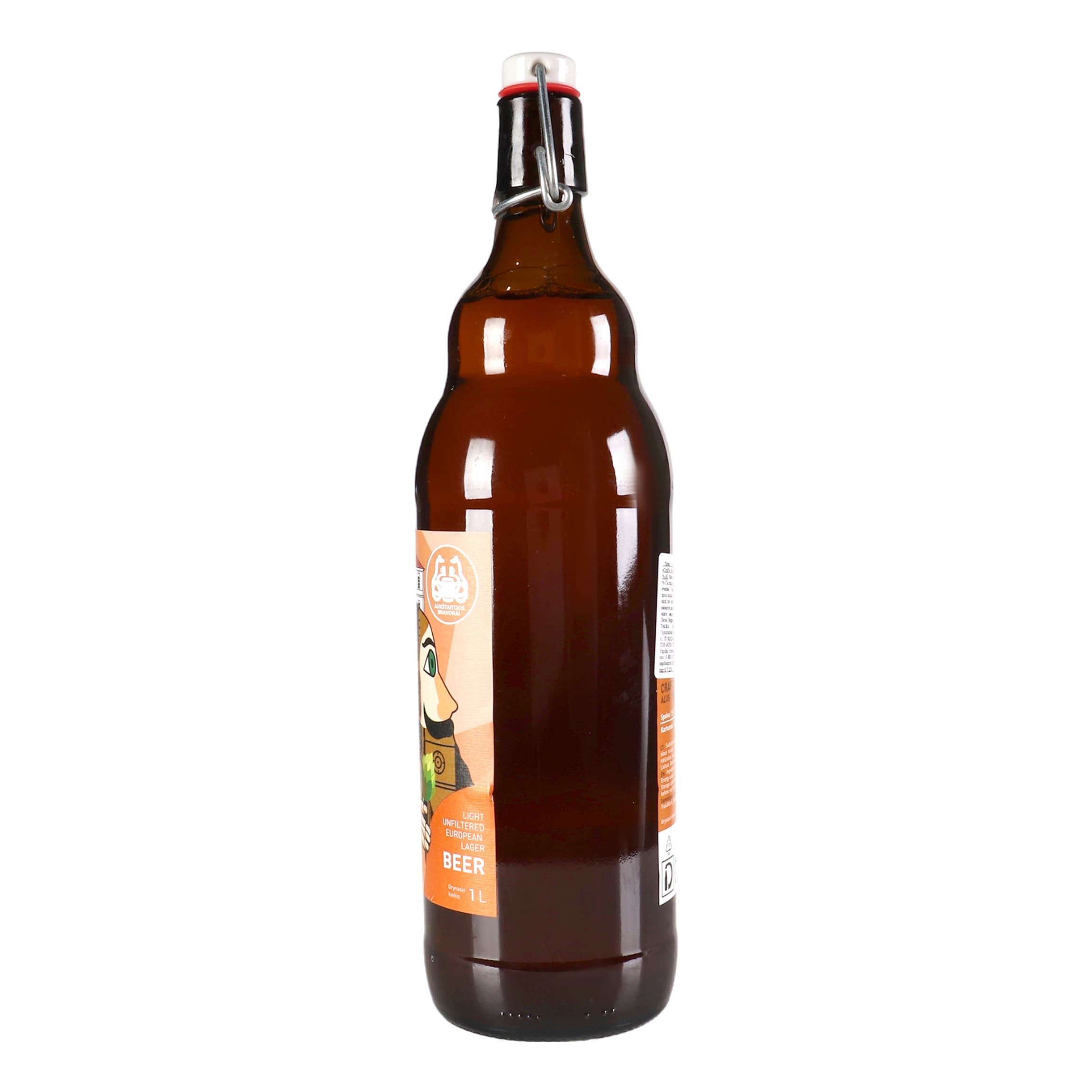 Пиво Bistrampolio Craft Dvaro Sviesusis світле 5% 1 л