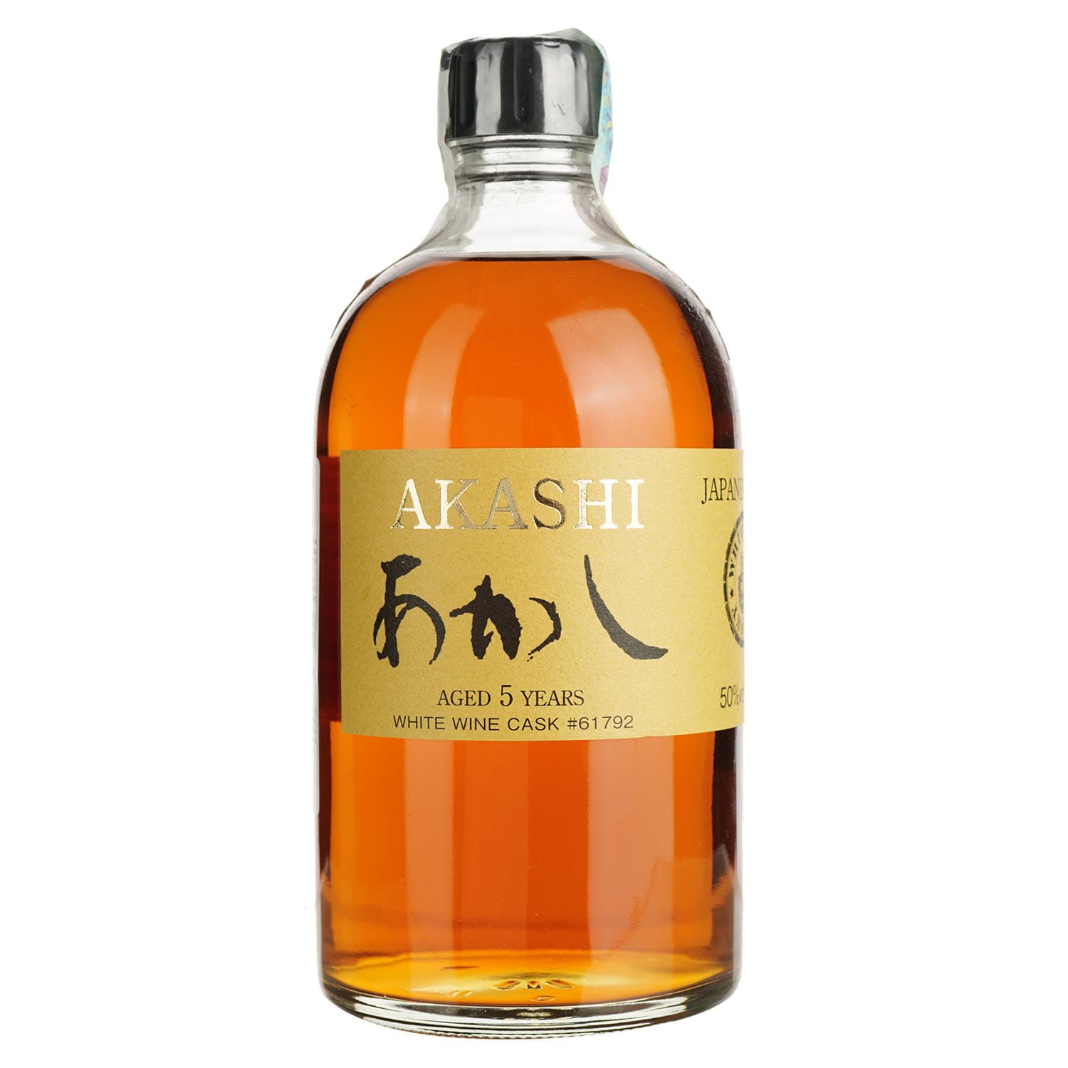 Віскі Akashi Single Malt Sherry 5 Years Old 50% 0.5 л в подарунковій упаковці