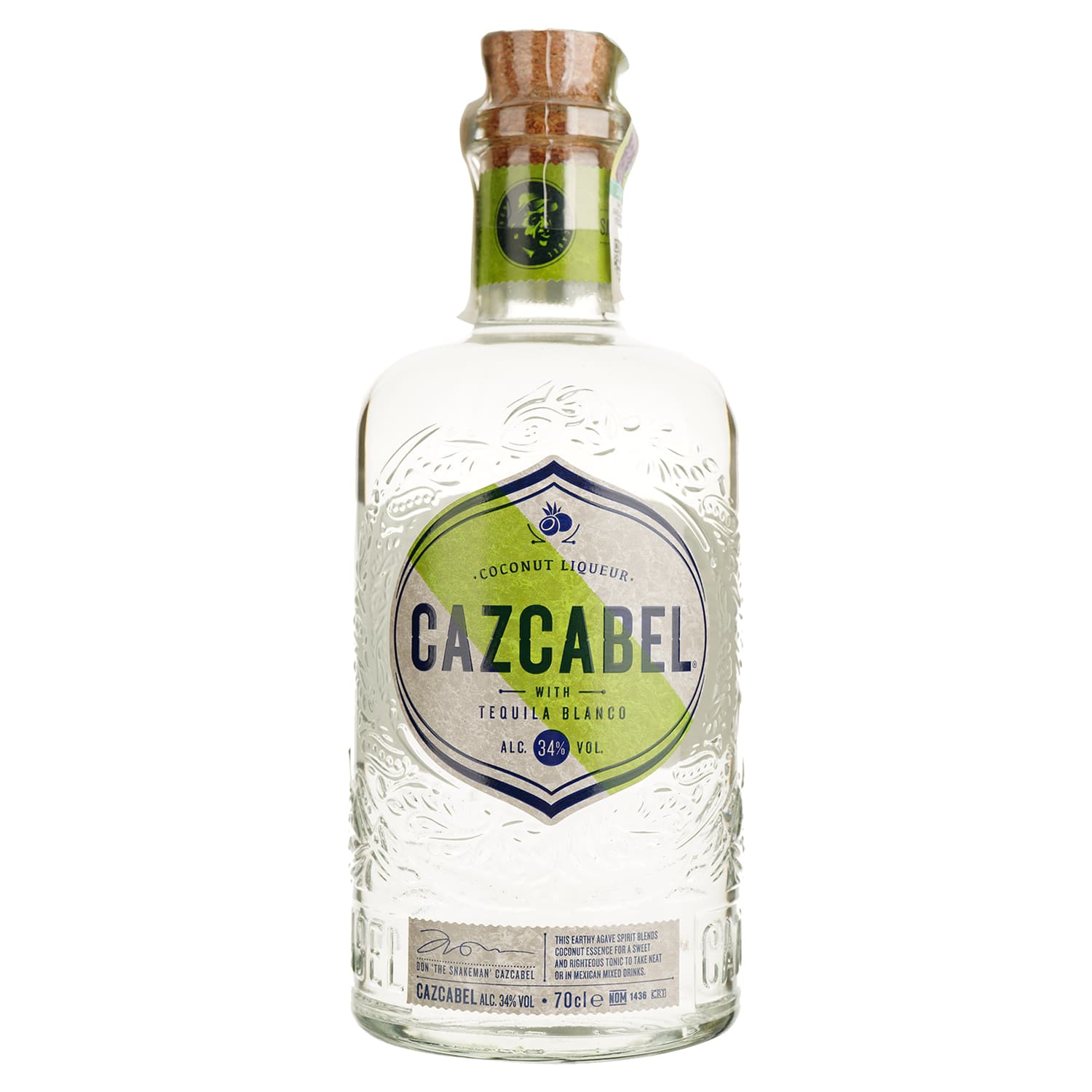 Лікер Cazcabel Coconut Liqueur with Tequila Blanco 34% 0.7 л