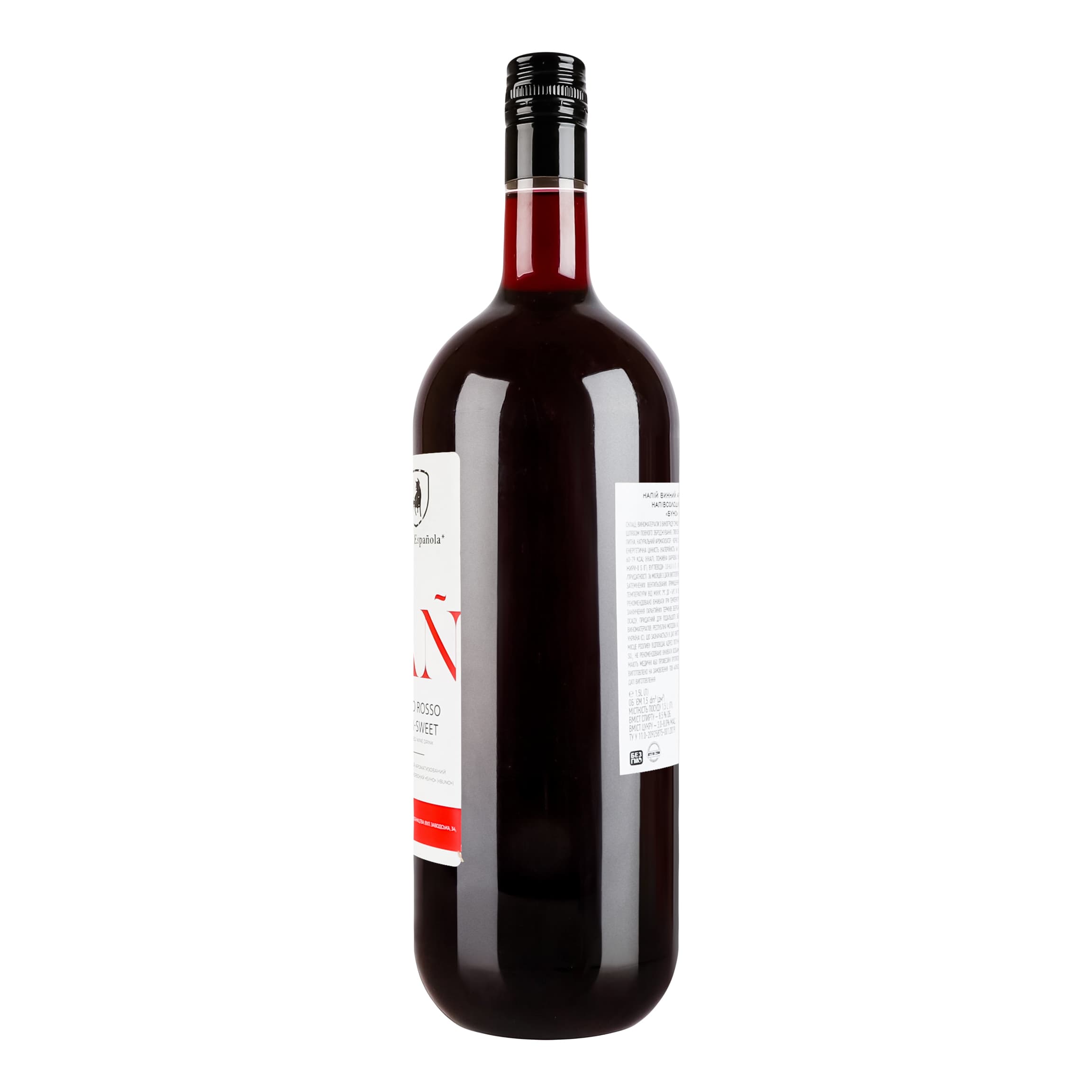 Напій винний Noche Espanola Buno Rosso червоний напівсолодкий 1.5 л