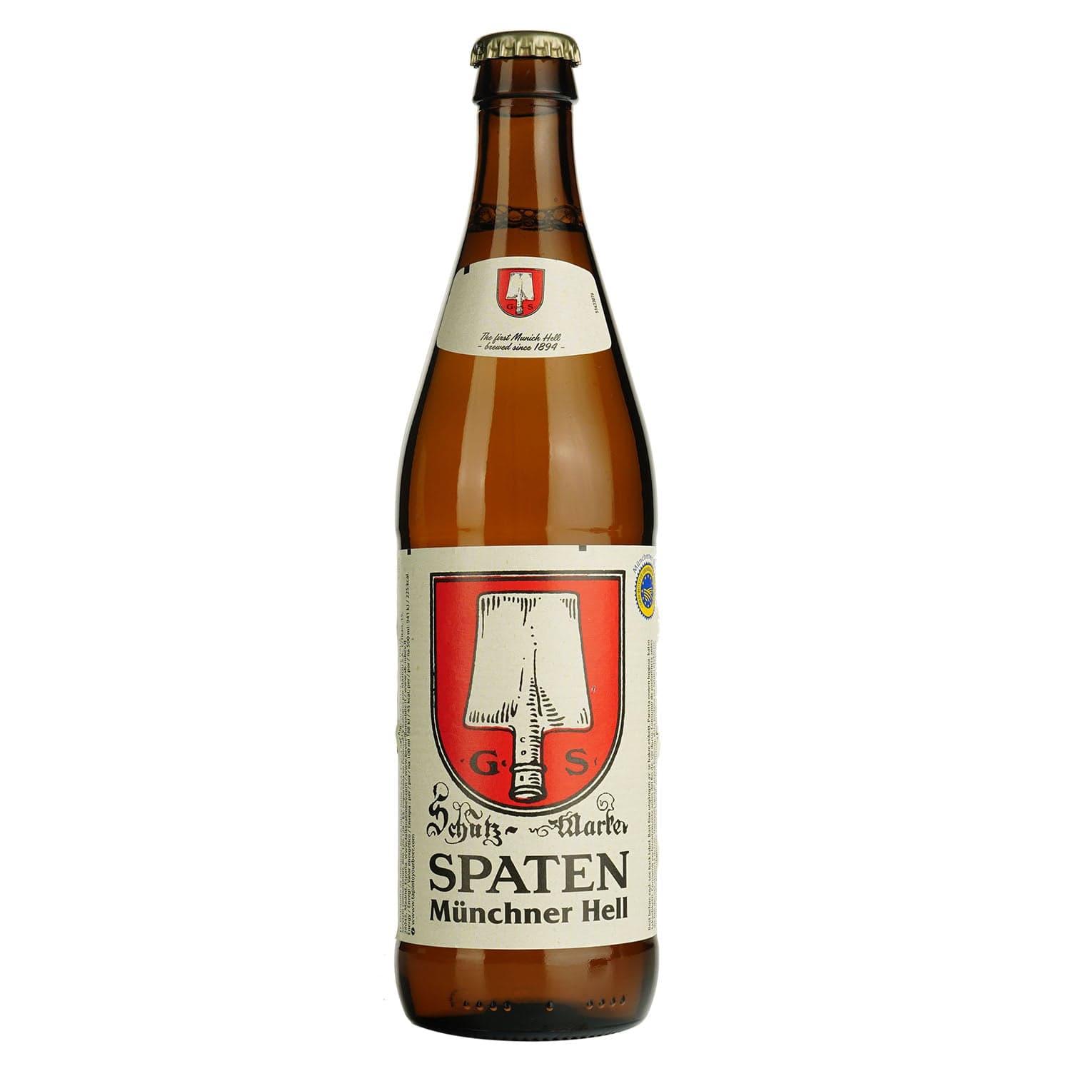 Пиво Spaten Munchen, світле, фільтроване, 5,2%, 0,5 л (786385)