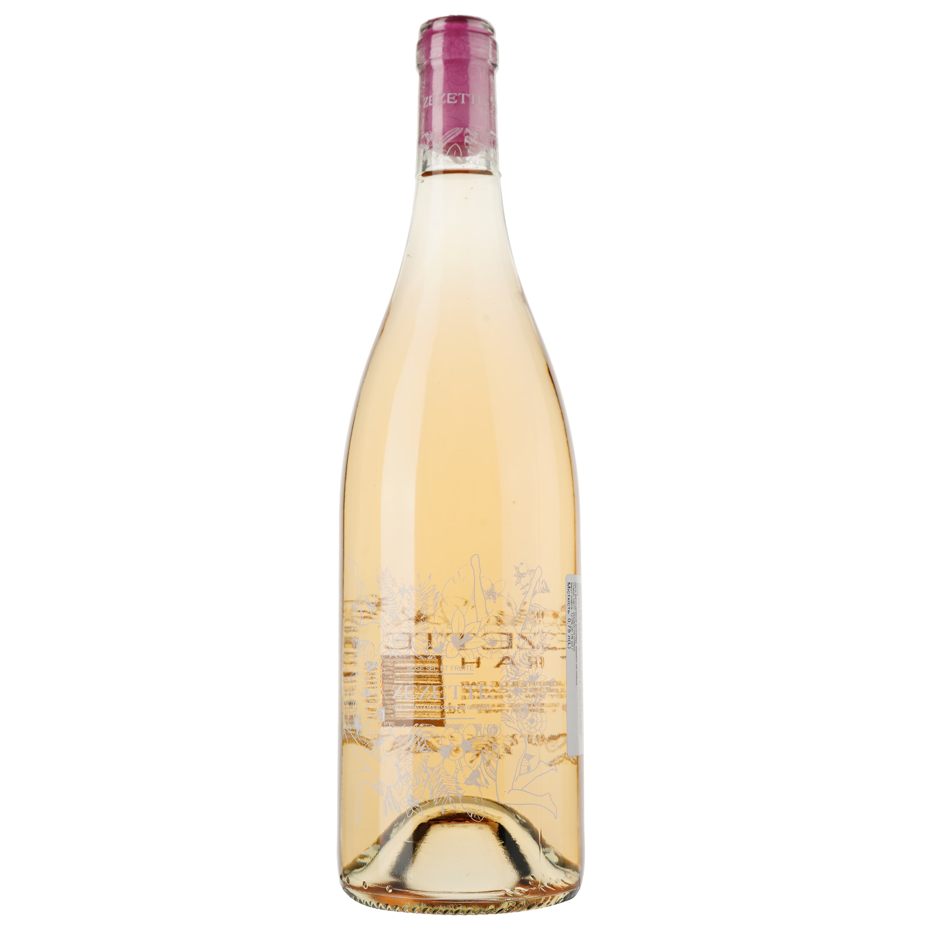 Вино Zezette Syrah Vin de France, рожеве, сухе, 0,75 л