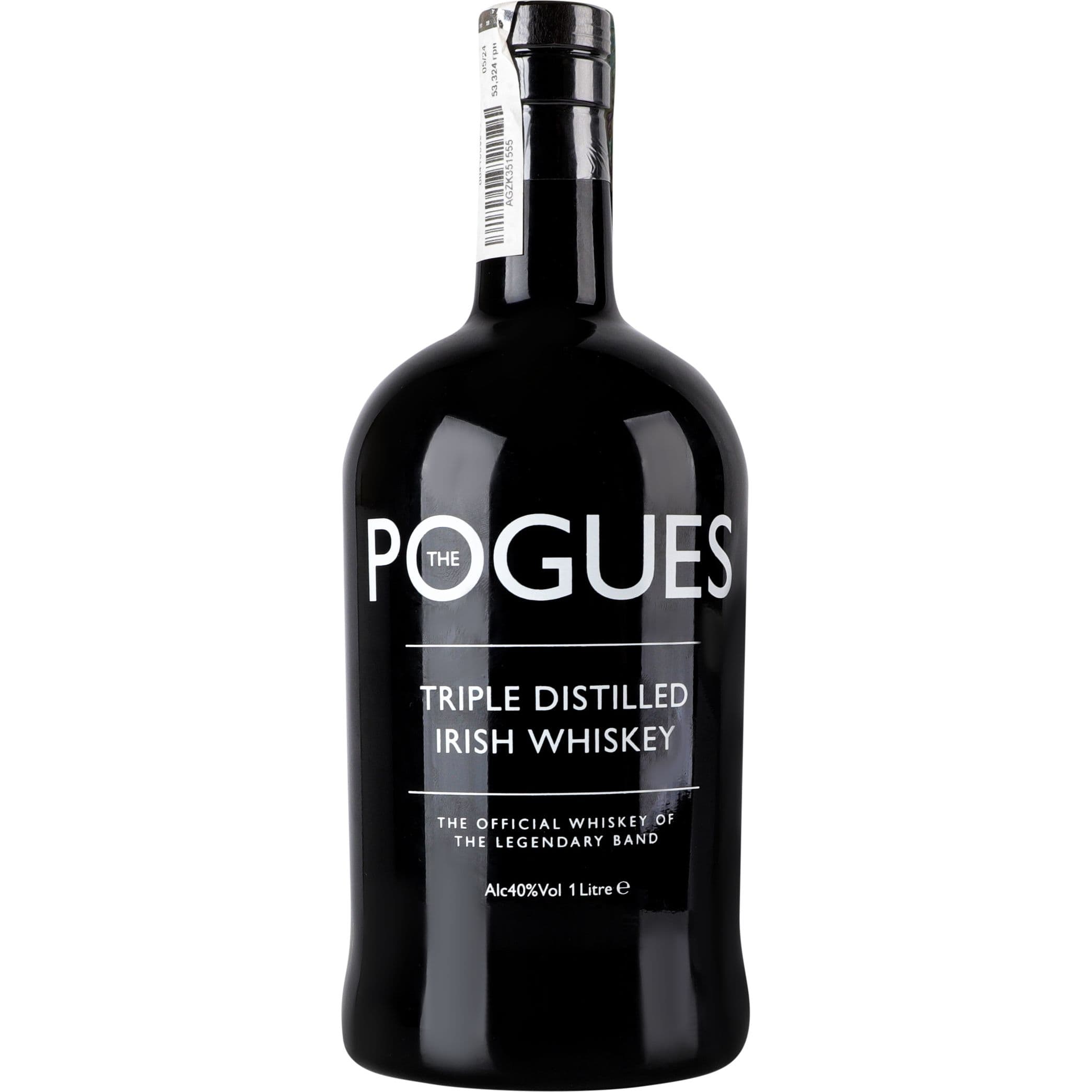 Віскі The Pogues Blended Irish Whiskey 40% 1 л