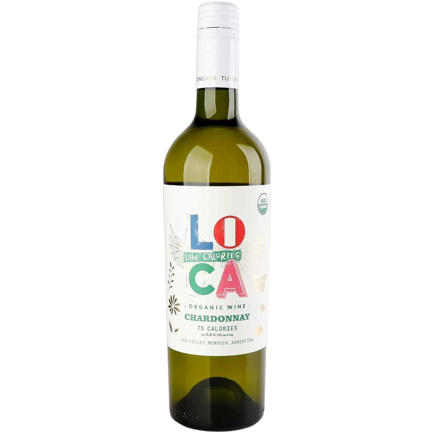 Вино LoCa Chardonnay Mendoza біле сухе 0.75 л